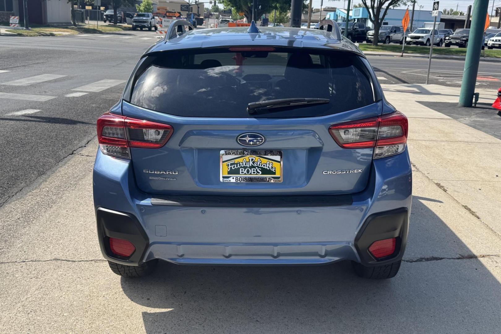 2021 Laguna Blue Pearl /Black Subaru Crosstrek Limited (JF2GTHMC5MH) with an H4 2.5 Liter engine, Automatic transmission, located at 2304 W. Main St., Boise, ID, 83702, (208) 342-7777, 43.622105, -116.218658 - Loaded With Safety Features! - Photo#1