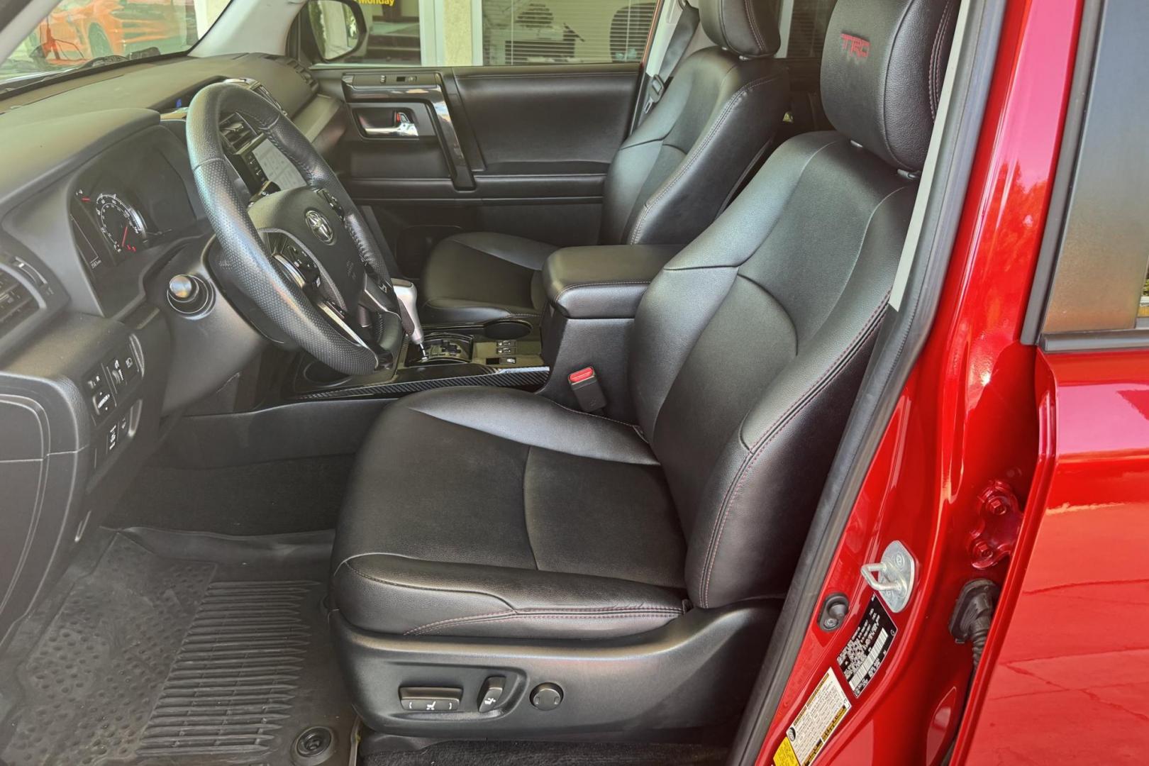 2023 Barcelona Red Metallic /Black Toyota 4Runner TRD Off Road Premium (JTERU5JR7P6) with an V6 4.0 Liter engine, Automatic transmission, located at 2304 W. Main St., Boise, ID, 83702, (208) 342-7777, 43.622105, -116.218658 - Very Clean TRD Off Road Premium! Ready For Adventure! - Photo#15