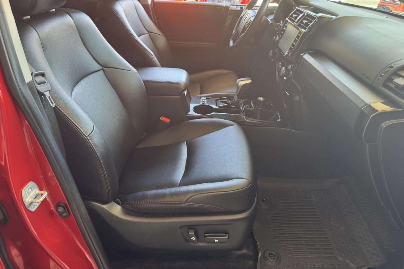 2023 Barcelona Red Metallic /Black Toyota 4Runner TRD Off Road Premium (JTERU5JR7P6) with an V6 4.0 Liter engine, Automatic transmission, located at 2304 W. Main St., Boise, ID, 83702, (208) 342-7777, 43.622105, -116.218658 - Very Clean TRD Off Road Premium! Ready For Adventure! - Photo#22