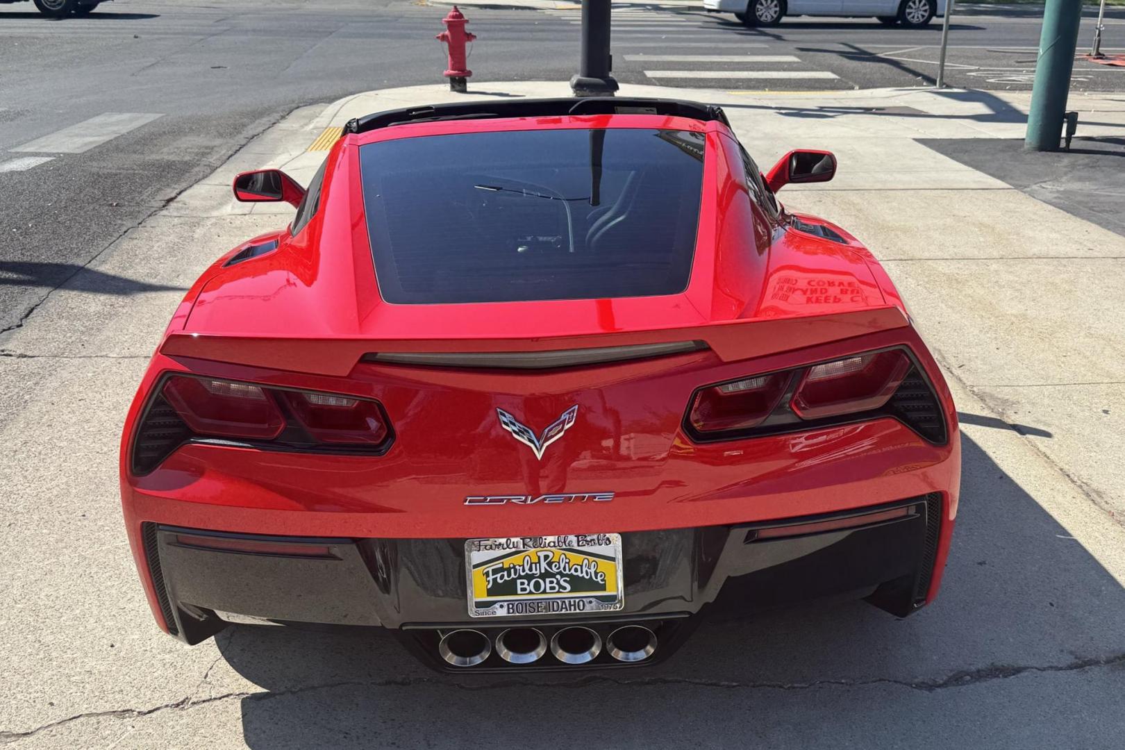 2014 Torch Red /Black Chevrolet Corvette Stingray 2LT (1G1YD2D77E5) with an V8 6.2 Liter engine, Automatic 6 Speed transmission, located at 2304 W. Main St., Boise, ID, 83702, (208) 342-7777, 43.622105, -116.218658 - Well Cared For C7 Corvette! - Photo#1