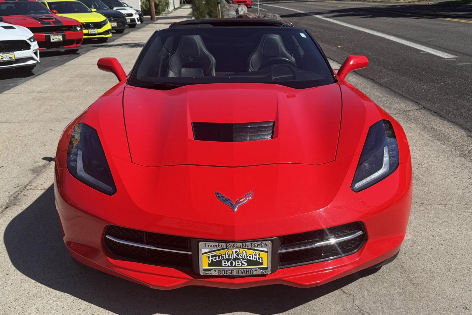 2014 Torch Red /Black Chevrolet Corvette Stingray 2LT (1G1YD2D77E5) with an V8 6.2 Liter engine, Automatic 6 Speed transmission, located at 2304 W. Main St., Boise, ID, 83702, (208) 342-7777, 43.622105, -116.218658 - Well Cared For C7 Corvette! - Photo#4