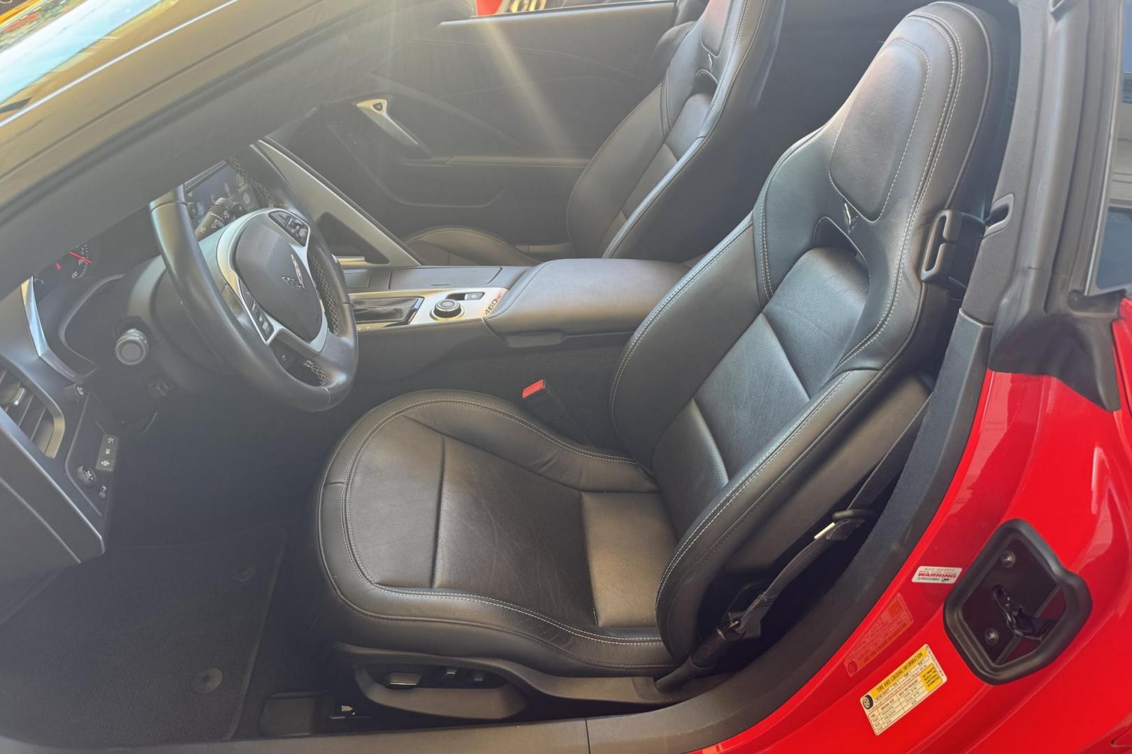 2014 Torch Red /Black Chevrolet Corvette Stingray 2LT (1G1YD2D77E5) with an V8 6.2 Liter engine, Automatic 6 Speed transmission, located at 2304 W. Main St., Boise, ID, 83702, (208) 342-7777, 43.622105, -116.218658 - Well Cared For C7 Corvette! - Photo#8
