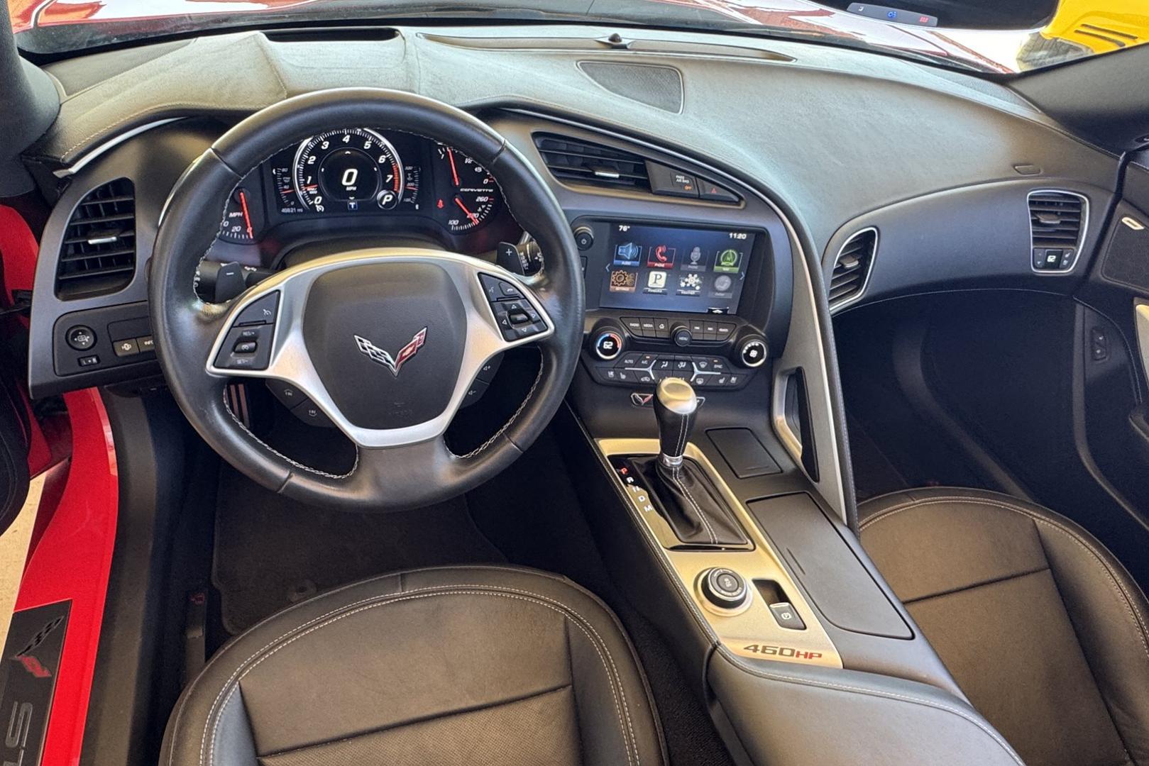 2014 Torch Red /Black Chevrolet Corvette Stingray 2LT (1G1YD2D77E5) with an V8 6.2 Liter engine, Automatic 6 Speed transmission, located at 2304 W. Main St., Boise, ID, 83702, (208) 342-7777, 43.622105, -116.218658 - Well Cared For C7 Corvette! - Photo#9