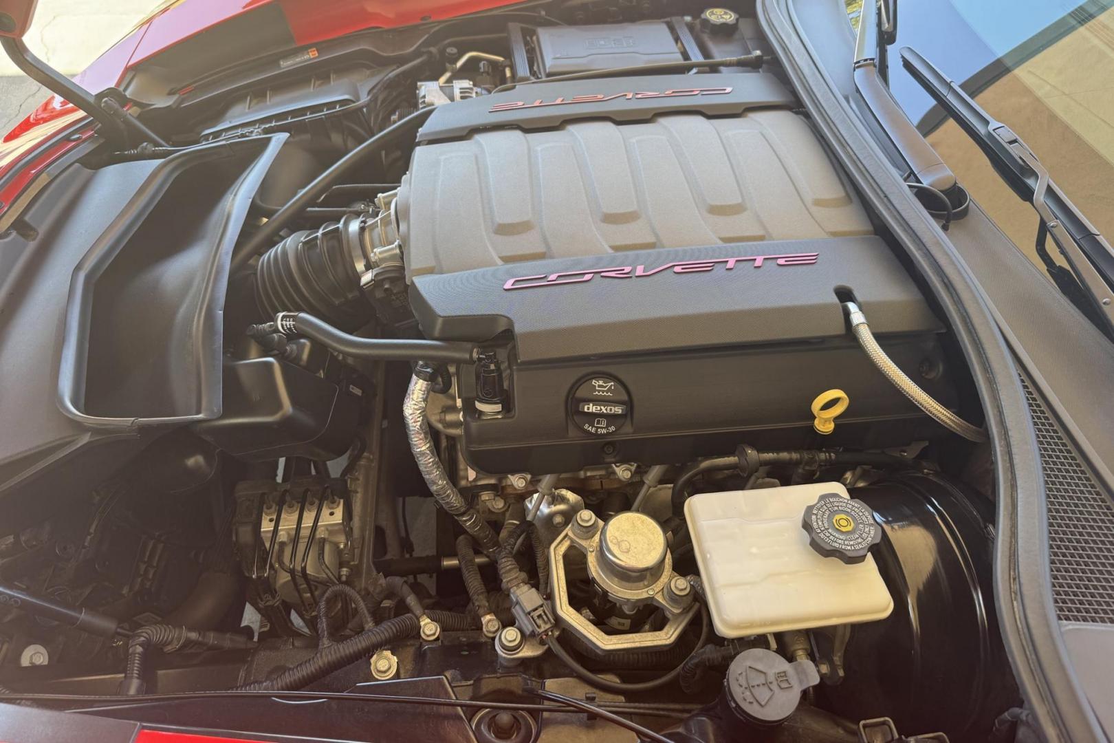 2014 Torch Red /Black Chevrolet Corvette Stingray 2LT (1G1YD2D77E5) with an V8 6.2 Liter engine, Automatic 6 Speed transmission, located at 2304 W. Main St., Boise, ID, 83702, (208) 342-7777, 43.622105, -116.218658 - Well Cared For C7 Corvette! - Photo#10