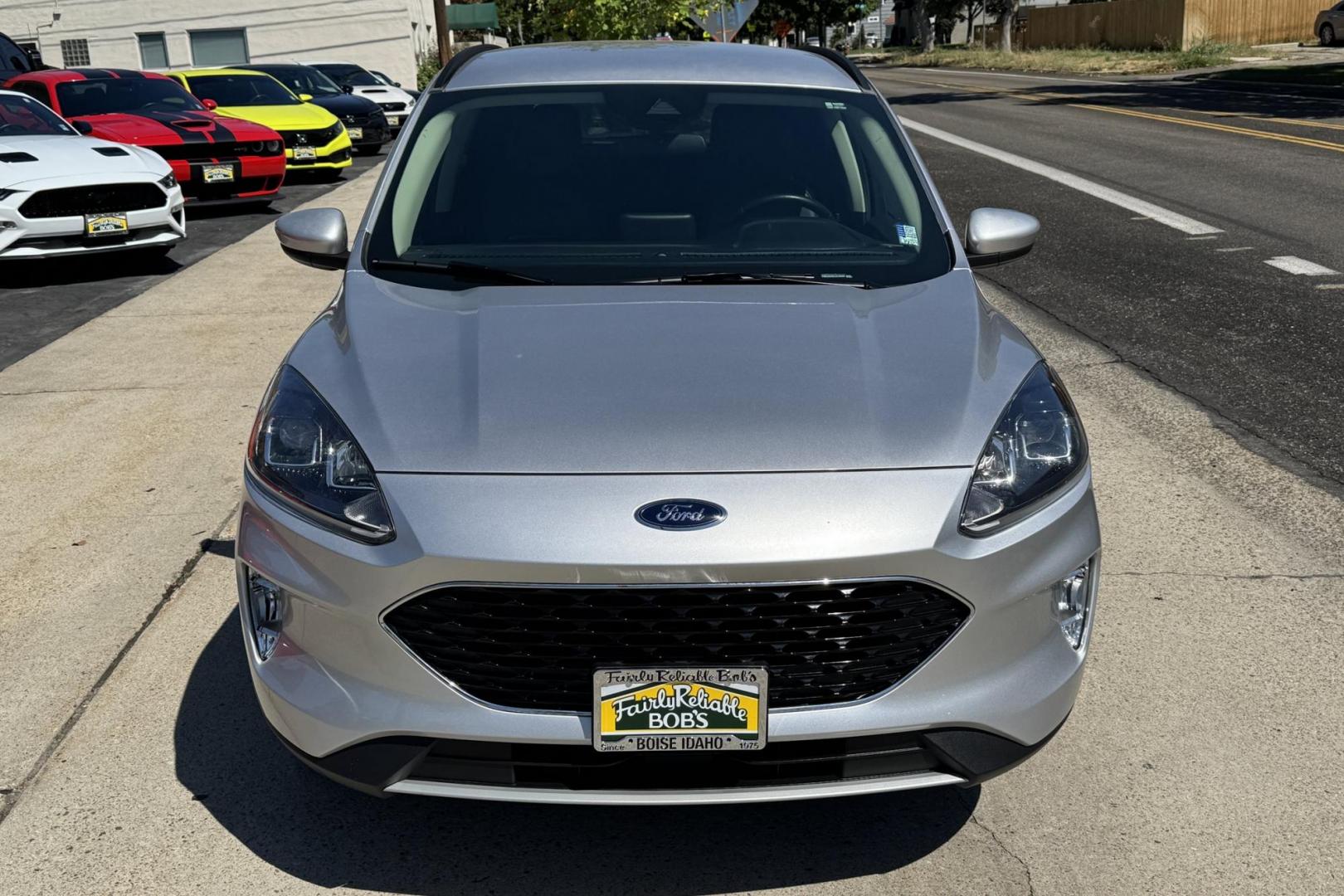 2020 Silver /Black Ford Escape SEL (1FMCU9H6XLU) with an 3 Cyl 1.5 LIter Turbo engine, Automatic 8 Speed transmission, located at 2304 W. Main St., Boise, ID, 83702, (208) 342-7777, 43.622105, -116.218658 - Photo#3