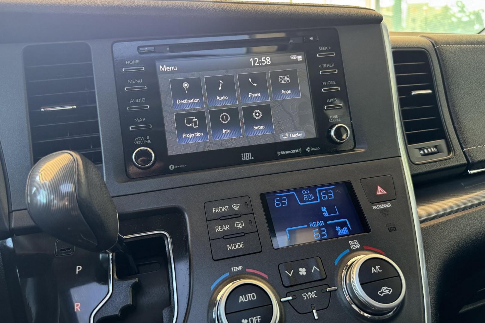 2019 Predawn Mica /Black Toyota Sienna SE Premium (5TDEZ3DC8KS) with an V6 3.5 Liter engine, Automatic 8 Speed transmission, located at 2304 W. Main St., Boise, ID, 83702, (208) 342-7777, 43.622105, -116.218658 - New Tires! Blue Ray Player! All Wheel Drive! Clean One Owner Idaho Car! - Photo#7