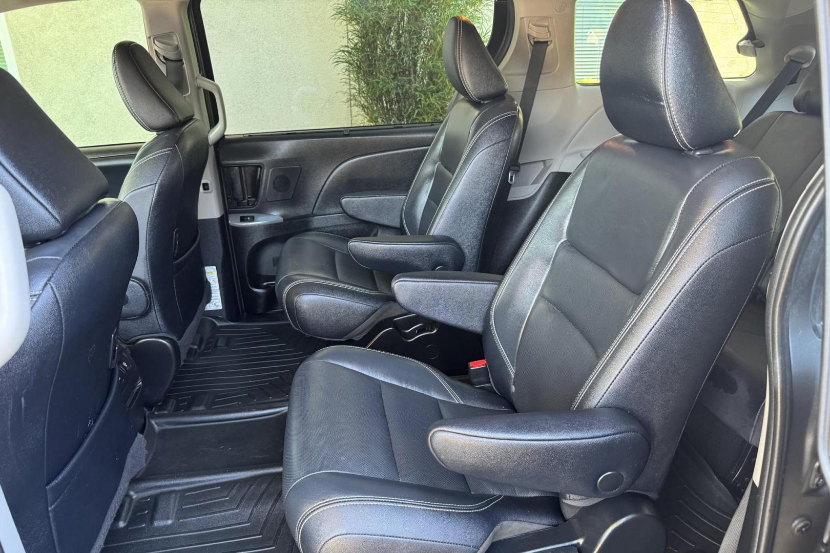 2019 Predawn Mica /Black Toyota Sienna SE Premium (5TDEZ3DC8KS) with an V6 3.5 Liter engine, Automatic 8 Speed transmission, located at 2304 W. Main St., Boise, ID, 83702, (208) 342-7777, 43.622105, -116.218658 - New Tires! Blue Ray Player! All Wheel Drive! Clean One Owner Idaho Car! - Photo#16