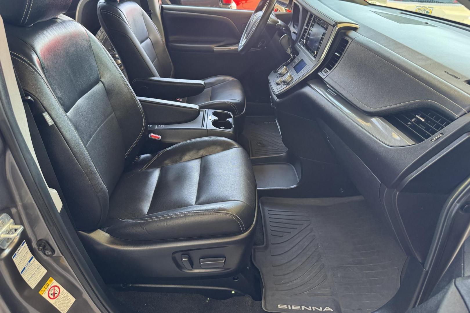2019 Predawn Mica /Black Toyota Sienna SE Premium (5TDEZ3DC8KS) with an V6 3.5 Liter engine, Automatic 8 Speed transmission, located at 2304 W. Main St., Boise, ID, 83702, (208) 342-7777, 43.622105, -116.218658 - New Tires! Blue Ray Player! All Wheel Drive! Clean One Owner Idaho Car! - Photo#22