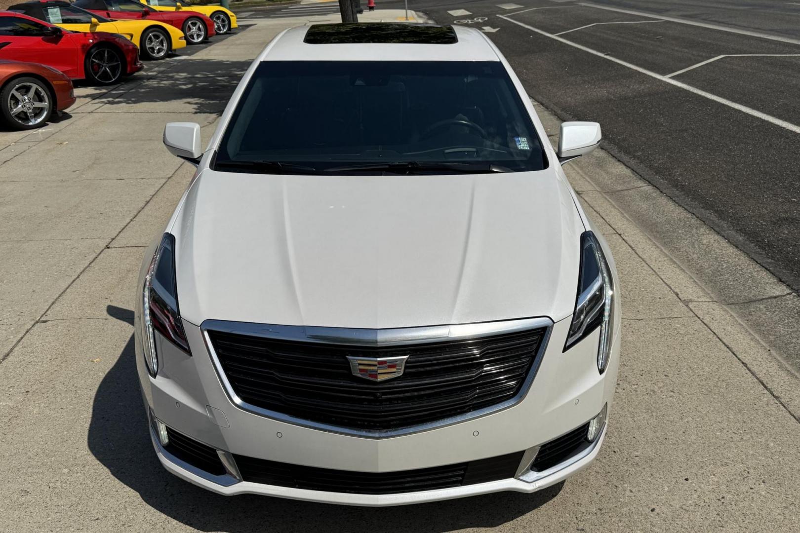 2018 Crystal White Tricoat /Jet Black Cadillac XTS Vsport Platinum AWD (2G61W5S89J9) with an V6 3.6 Liter Twin Turbo engine, Automatic 6 Speed transmission, located at 2304 W. Main St., Boise, ID, 83702, (208) 342-7777, 43.622105, -116.218658 - Performance, Comfort, Handling And All Wheel Drive! - Photo#3