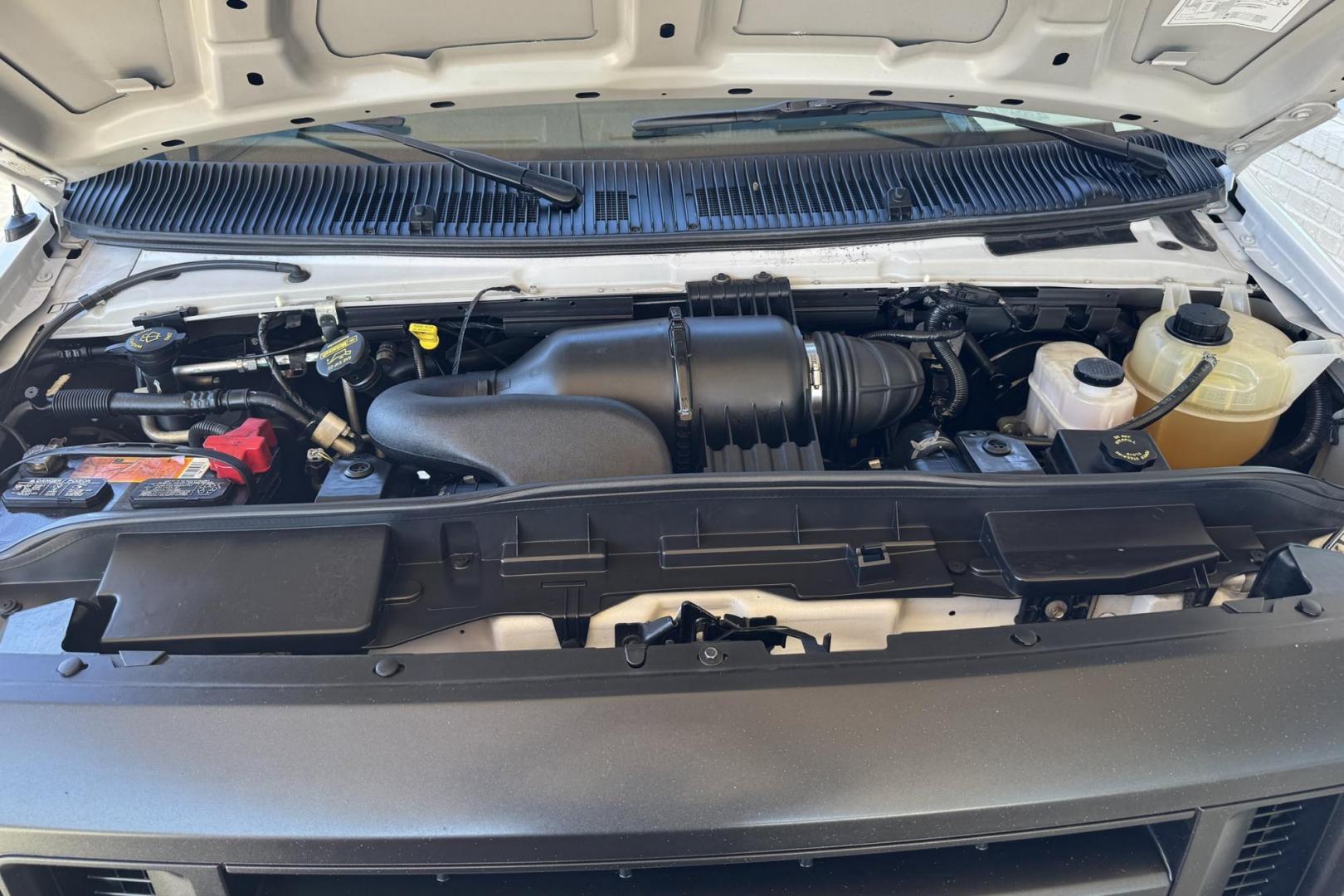 2009 Oxford White /Gray Ford E-150 (1FTNE14W09D) with an V8 4.6 Liter engine, Automatic transmission, located at 2304 W. Main St., Boise, ID, 83702, (208) 342-7777, 43.622105, -116.218658 - Very Clean Commercial Van! - Photo#8