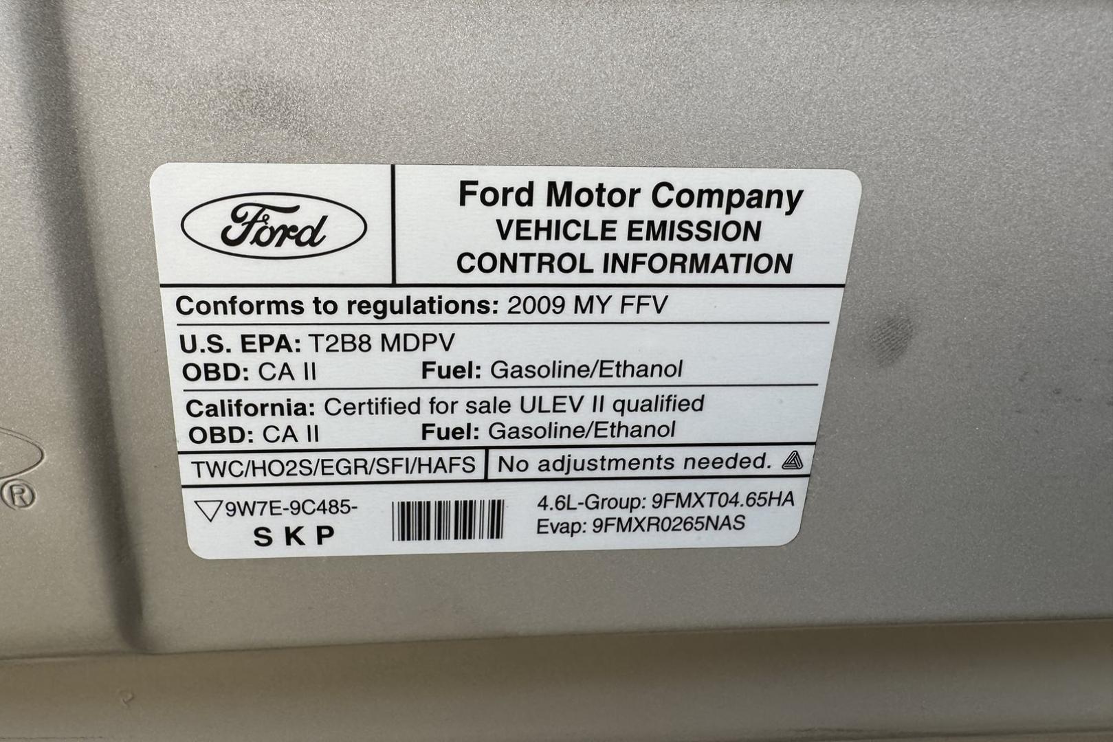 2009 Oxford White /Gray Ford E-150 (1FTNE14W09D) with an V8 4.6 Liter engine, Automatic transmission, located at 2304 W. Main St., Boise, ID, 83702, (208) 342-7777, 43.622105, -116.218658 - Very Clean Commercial Van! - Photo#10