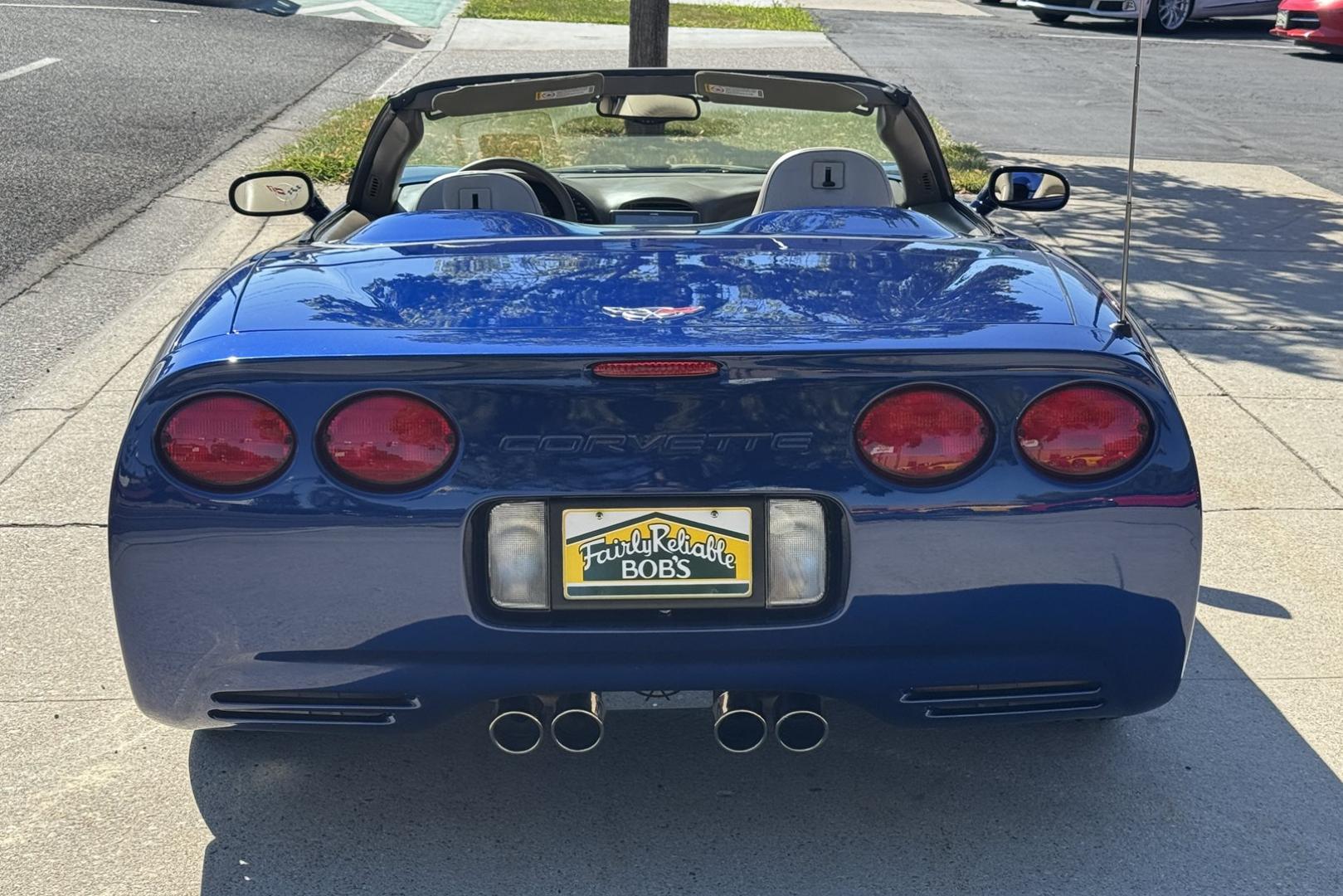 2004 Lemans Blue /Shale Chevrolet Corvette Commemorative Edition (1G1YY32G345) with an V8 5.7 Liter engine, 6 Speed Manual transmission, located at 2304 W. Main St., Boise, ID, 83702, (208) 342-7777, 43.622105, -116.218658 - 24k Miles! Only 2,659 Commemorative Edition Convertibles Were Produced! - Photo#2