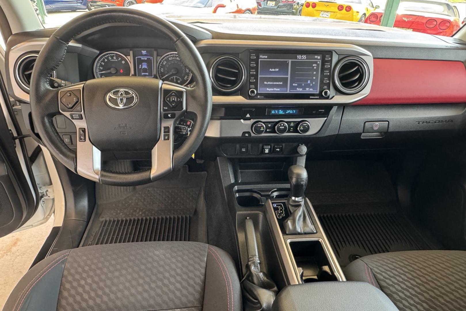 2022 Super White /Black Toyota Tacoma SR5 (3TMAZ5CN7NM) with an V6 3.5 Liter engine, Automatic 6 Speed transmission, located at 2304 W. Main St., Boise, ID, 83702, (208) 342-7777, 43.622105, -116.218658 - New Tires! Ready To Go! - Photo#11