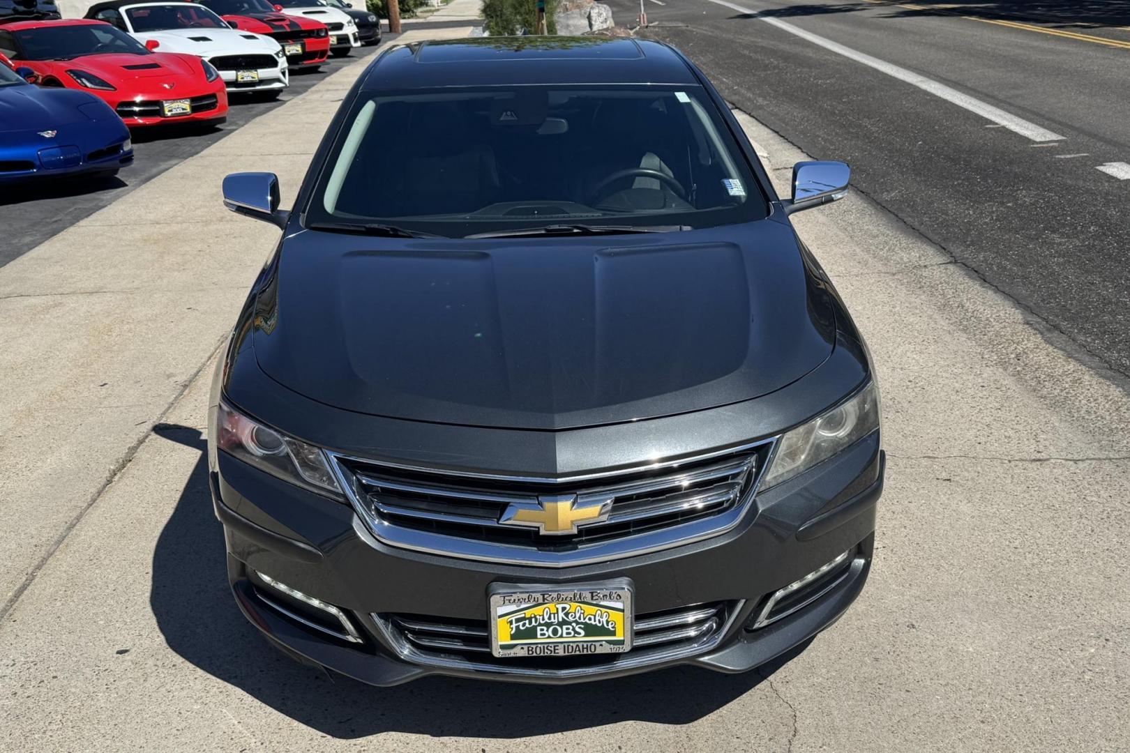 2014 Granite Crystal Metallic /Black Chevrolet Impala LTZ (2G1155S30E9) with an V6 3.6 Liter engine, Automatic transmission, located at 2304 W. Main St., Boise, ID, 83702, (208) 342-7777, 43.622105, -116.218658 - Smooth Ride! Great Cars! - Photo#3