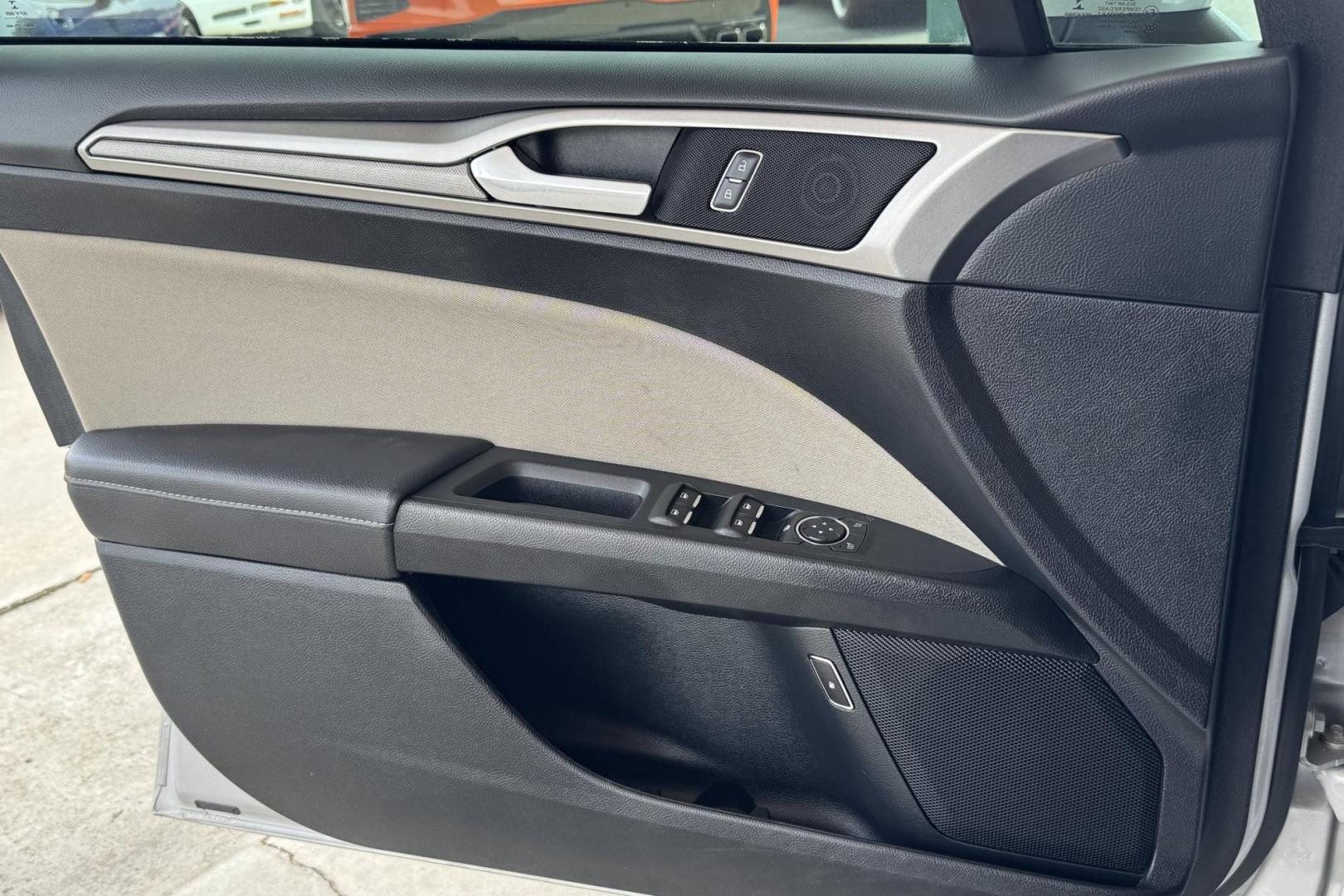 2018 Silver /Gray Ford Fusion (3FA6P0UU5JR) with an 4 Cyl 2.0 Liter Hybrid engine, Automatic transmission, located at 2304 W. Main St., Boise, ID, 83702, (208) 342-7777, 43.622105, -116.218658 - New Tires! Great Fuel Economy! Smooth Ride! - Photo#5