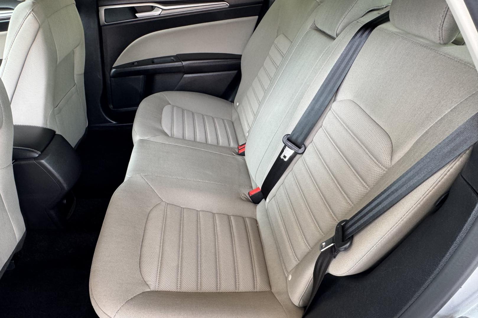 2018 Silver /Gray Ford Fusion (3FA6P0UU5JR) with an 4 Cyl 2.0 Liter Hybrid engine, Automatic transmission, located at 2304 W. Main St., Boise, ID, 83702, (208) 342-7777, 43.622105, -116.218658 - New Tires! Great Fuel Economy! Smooth Ride! - Photo#10