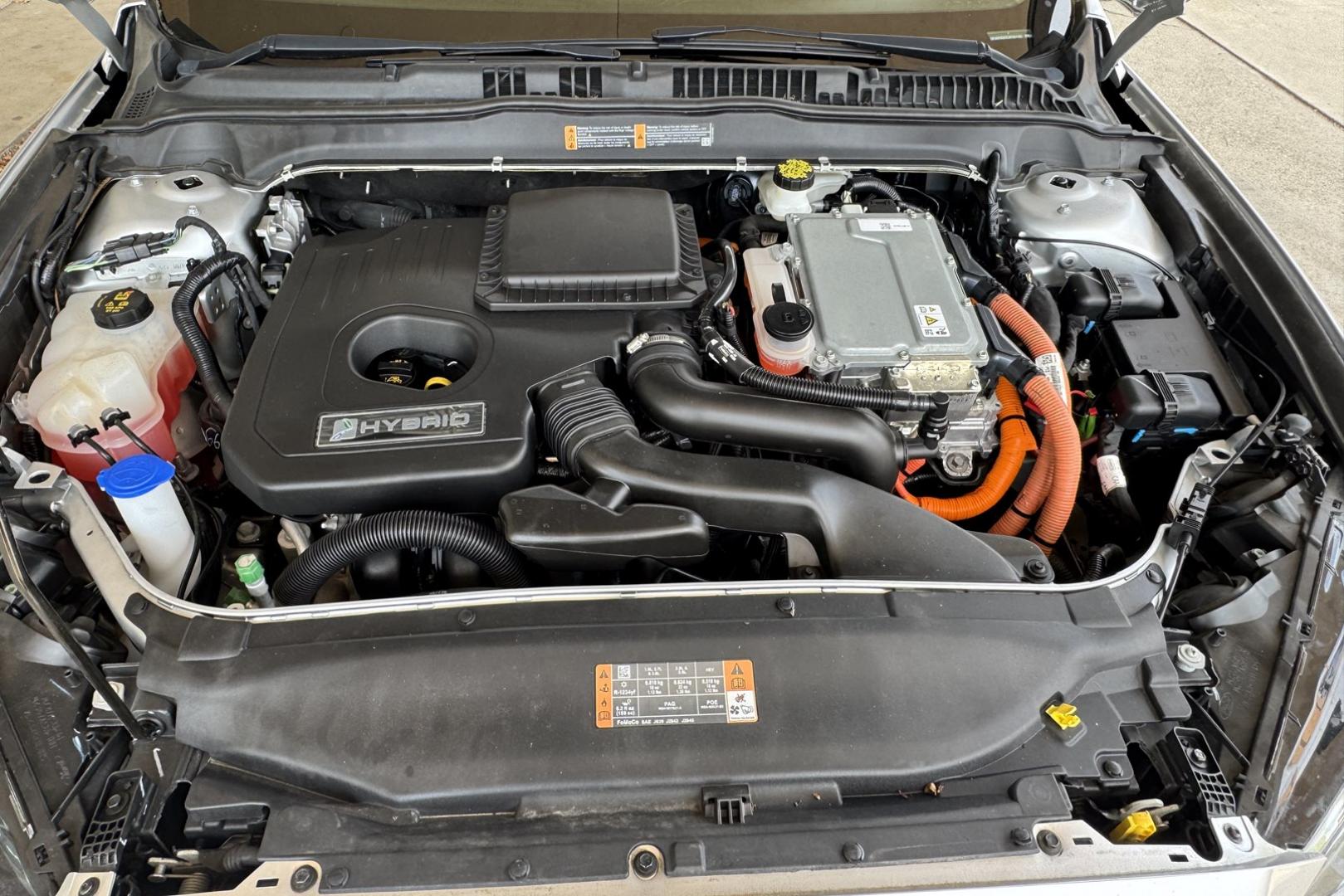 2018 Silver /Gray Ford Fusion (3FA6P0UU5JR) with an 4 Cyl 2.0 Liter Hybrid engine, Automatic transmission, located at 2304 W. Main St., Boise, ID, 83702, (208) 342-7777, 43.622105, -116.218658 - New Tires! Great Fuel Economy! Smooth Ride! - Photo#11
