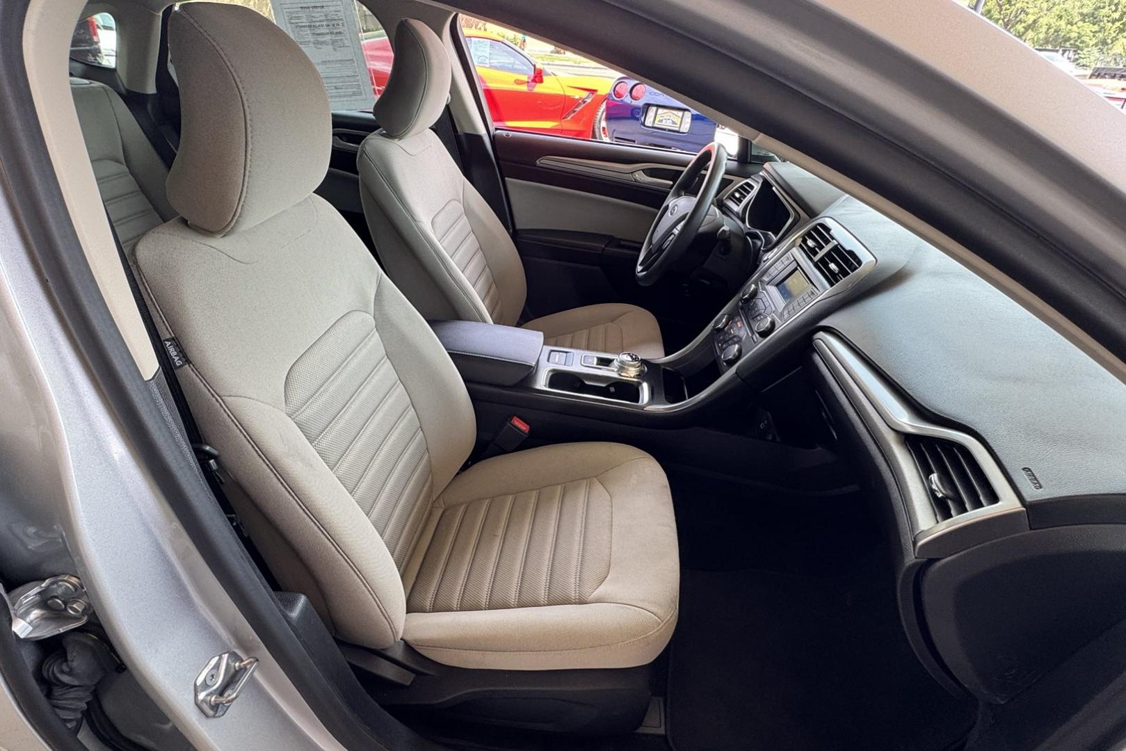 2018 Silver /Gray Ford Fusion (3FA6P0UU5JR) with an 4 Cyl 2.0 Liter Hybrid engine, Automatic transmission, located at 2304 W. Main St., Boise, ID, 83702, (208) 342-7777, 43.622105, -116.218658 - New Tires! Great Fuel Economy! Smooth Ride! - Photo#13