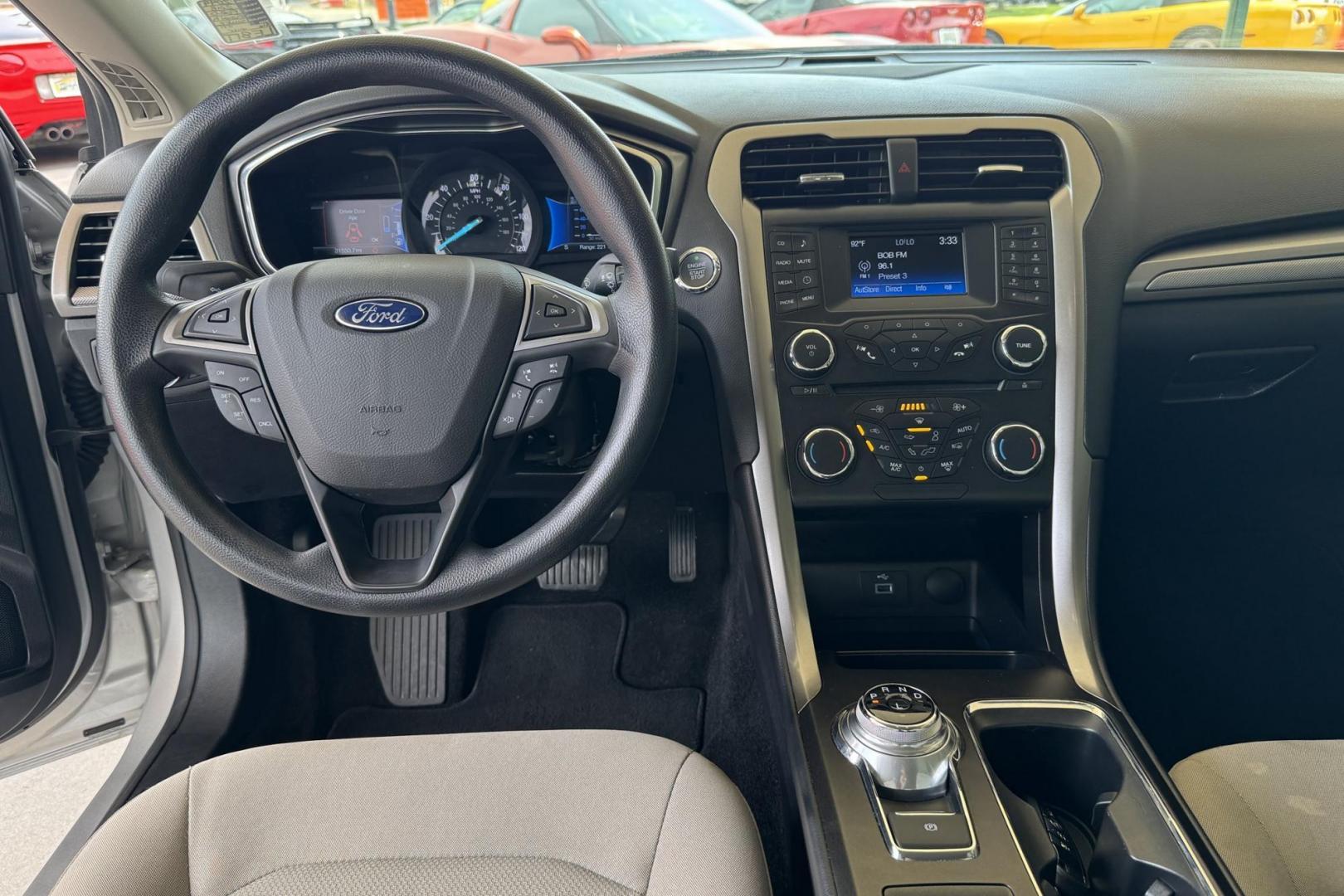 2018 Silver /Gray Ford Fusion (3FA6P0UU5JR) with an 4 Cyl 2.0 Liter Hybrid engine, Automatic transmission, located at 2304 W. Main St., Boise, ID, 83702, (208) 342-7777, 43.622105, -116.218658 - New Tires! Great Fuel Economy! Smooth Ride! - Photo#12