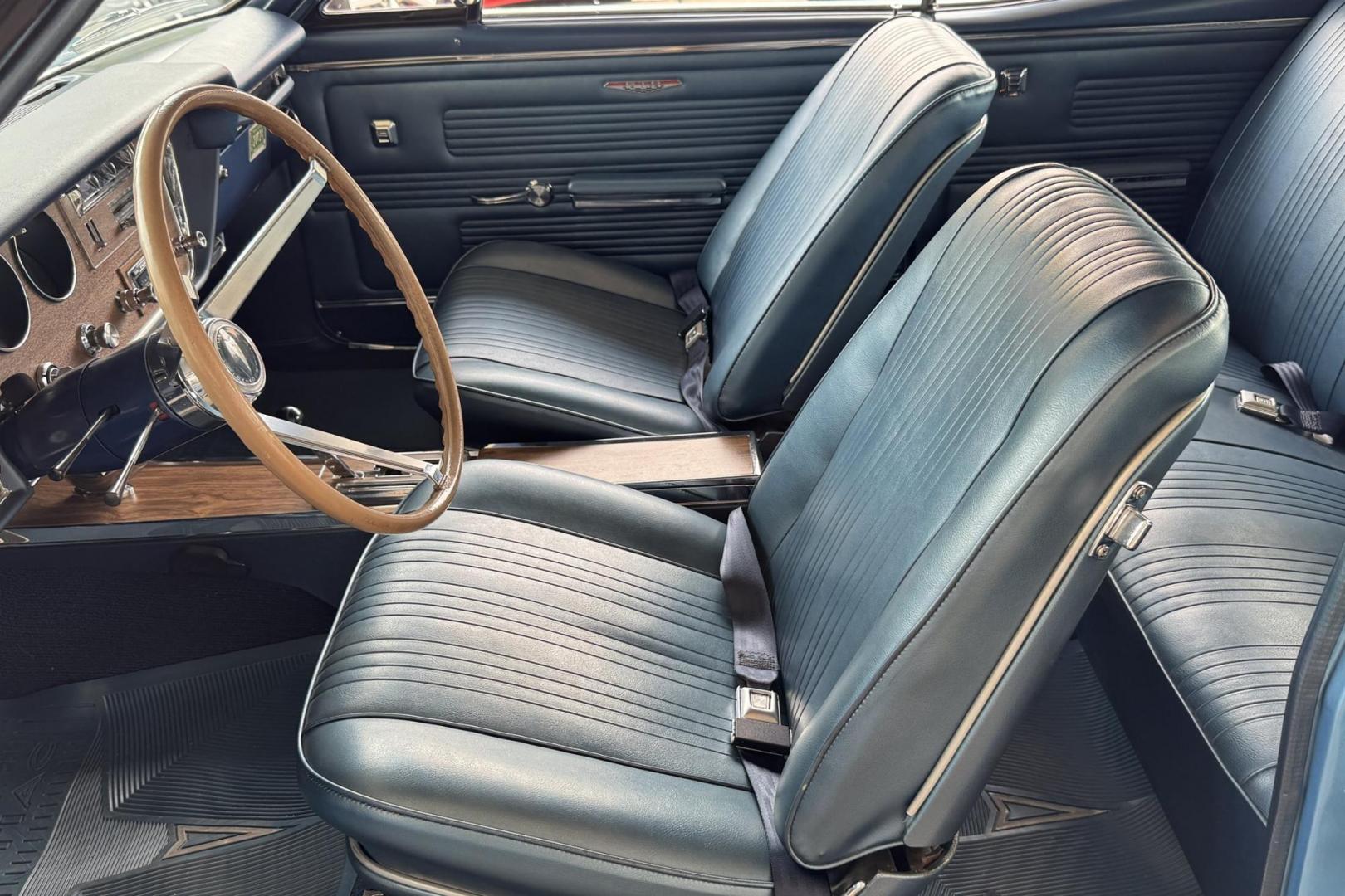 1967 Tyrol Blue /Blue Pontiac GTO (242177Z1232) , Automatic transmission, located at 2304 W. Main St., Boise, ID, 83702, (208) 342-7777, 43.622105, -116.218658 - Photo#6