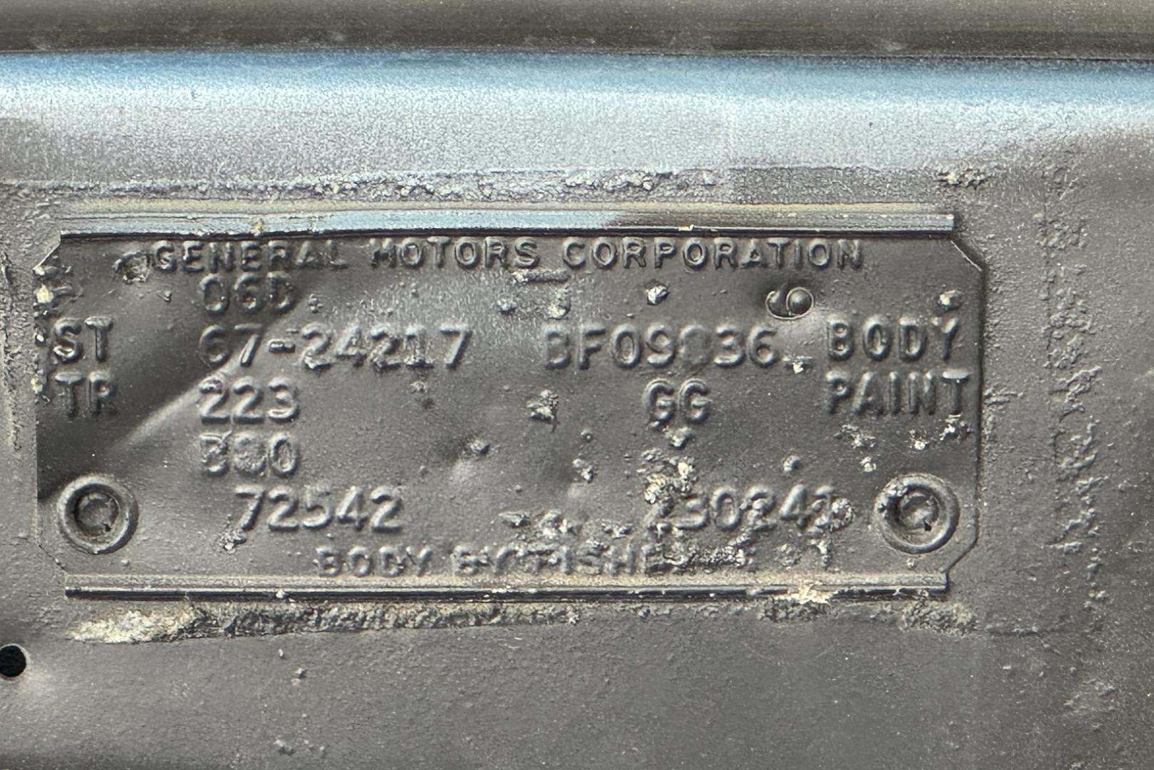 1967 Tyrol Blue /Blue Pontiac GTO (242177Z1232) , Automatic transmission, located at 2304 W. Main St., Boise, ID, 83702, (208) 342-7777, 43.622105, -116.218658 - Photo#21