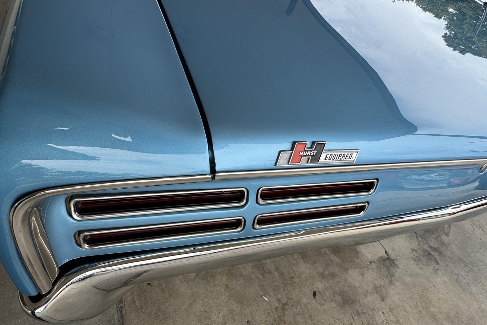 1967 Tyrol Blue /Blue Pontiac GTO (242177Z1232) , Automatic transmission, located at 2304 W. Main St., Boise, ID, 83702, (208) 342-7777, 43.622105, -116.218658 - Photo#24