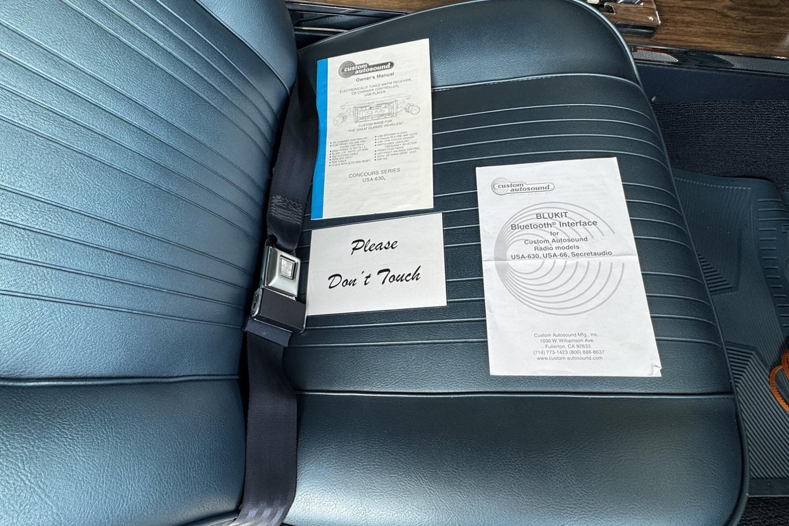 1967 Tyrol Blue /Blue Pontiac GTO (242177Z1232) , Automatic transmission, located at 2304 W. Main St., Boise, ID, 83702, (208) 342-7777, 43.622105, -116.218658 - Photo#22