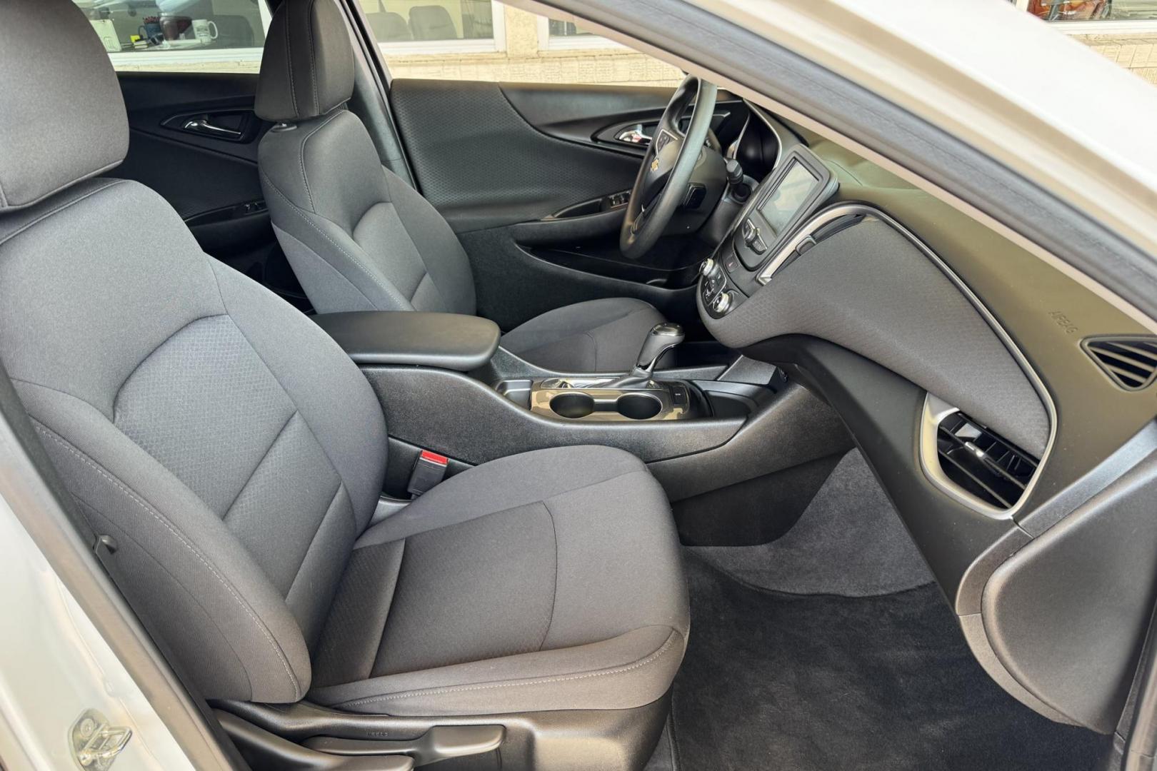 2018 Summit White /Black Chevrolet Malibu LS (1G1ZC5STXJF) with an 4 Cyl 1.5 Liter Turbo engine, Automatic 6 Speed transmission, located at 2304 W. Main St., Boise, ID, 83702, (208) 342-7777, 43.622105, -116.218658 - New Tires! Great Fuel Economy! A Lot of Room! - Photo#18