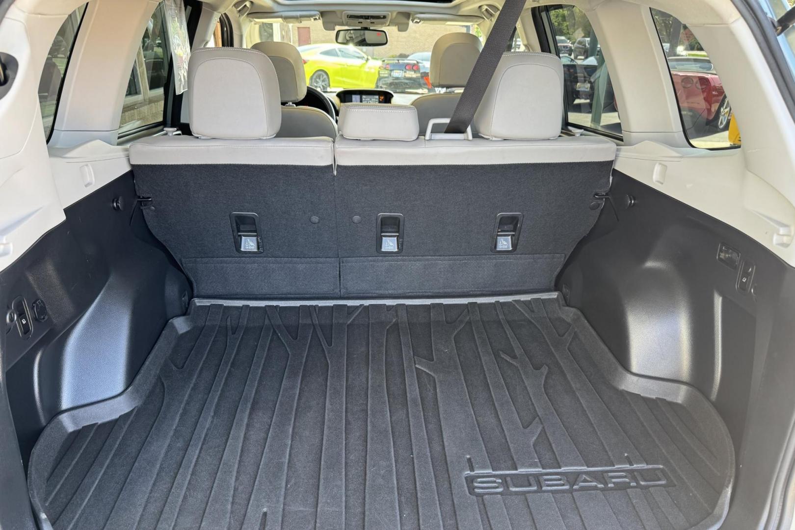 2016 Jasmine Green Metallic /Platinum Leather Subaru Forester Touring (JF2SJAXC7GH) with an H4 2.5 Liter engine, Automatic transmission, located at 2304 W. Main St., Boise, ID, 83702, (208) 342-7777, 43.622105, -116.218658 - Highly Optioned And Low Mileage Forester Touring! New Tires Too! - Photo#22
