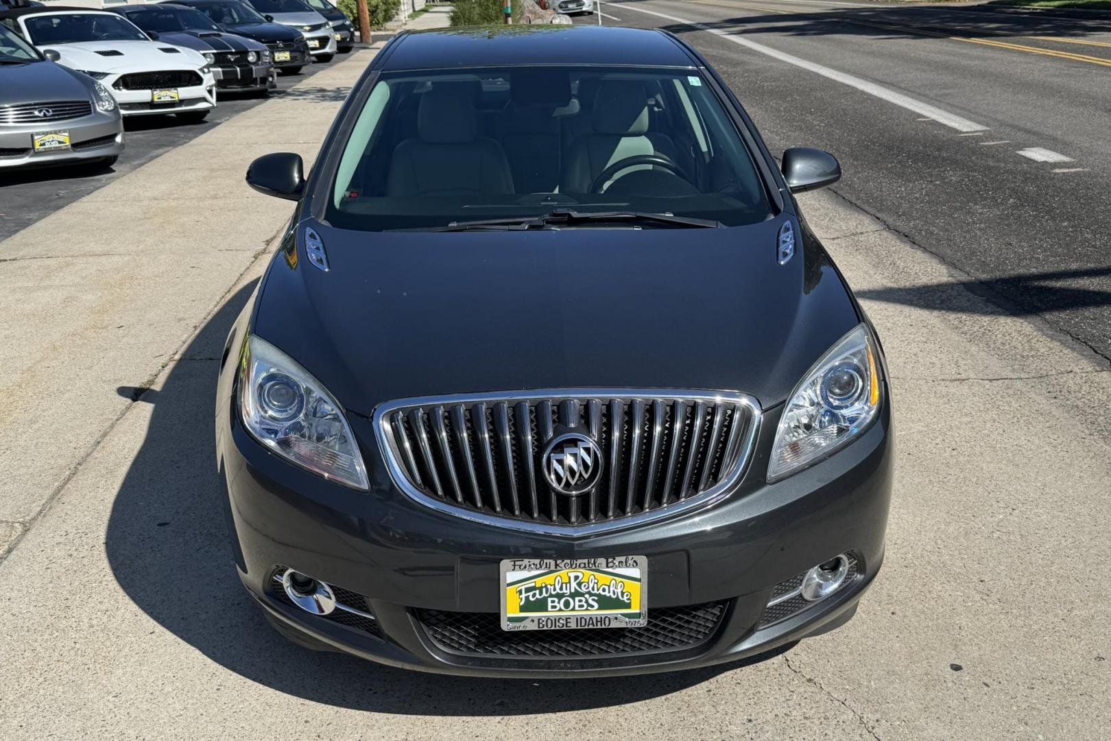 2014 Gray /Gray Buick Verano (1G4PP5SK1E4) with an 4 Cyl 2.4 Liter engine, Automatic 6 Speed transmission, located at 2304 W. Main St., Boise, ID, 83702, (208) 342-7777, 43.622105, -116.218658 - Great Fuel Economy! Back Up Camera Too! - Photo#3