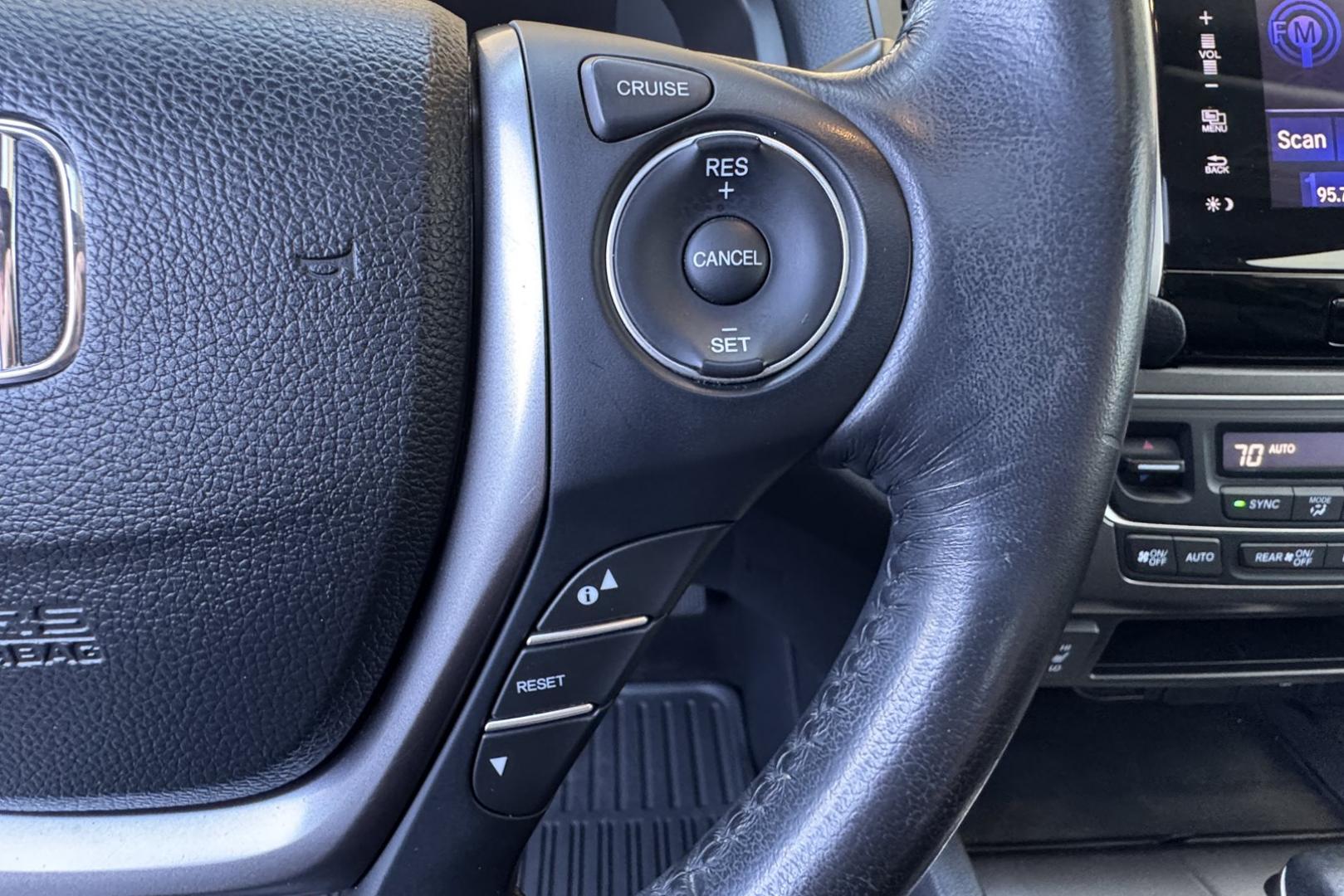 2019 Silver /Black Honda Ridgeline RTL-T (5FPYK3F67KB) with an V6 3.5 Liter engine, Automatic 6 Speed transmission, located at 2304 W. Main St., Boise, ID, 83702, (208) 342-7777, 43.622105, -116.218658 - Photo#20