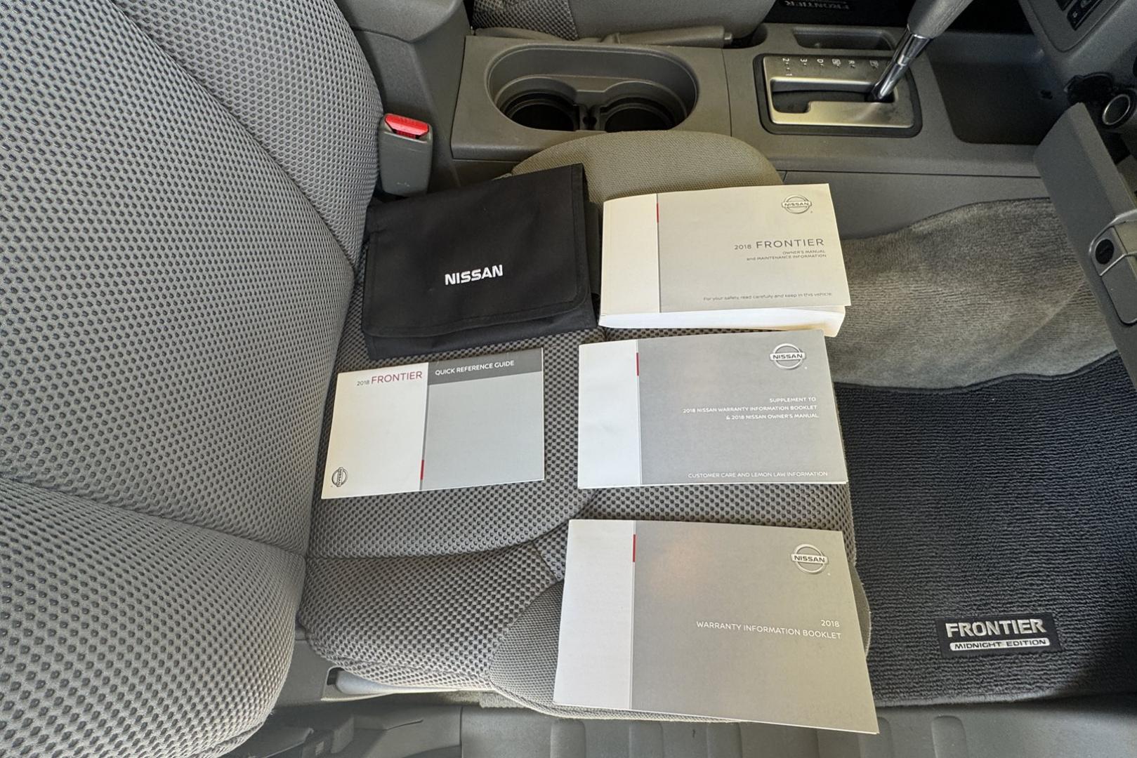 2018 White /Gray Nissan Frontier SV Value (1N6AD0ER4JN) with an V6 4.0 Liter engine, Automatic transmission, located at 2304 W. Main St., Boise, ID, 83702, (208) 342-7777, 43.622105, -116.218658 - 2018 Nissan Frontier Crew Cab SV Value Midnight Edition Two Wheel Drive - Photo#15