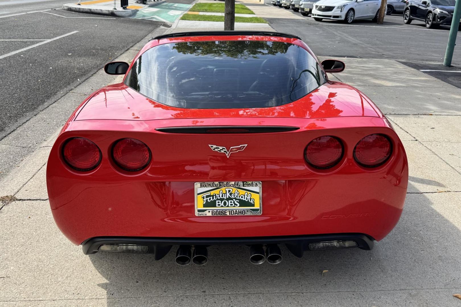2007 Victory Red /Black Chevrolet Corvette 1LT Z51 (1G1YY25U075) with an V8 6.0 Liter engine, 6 Speed Manual transmission, located at 2304 W. Main St., Boise, ID, 83702, (208) 342-7777, 43.622105, -116.218658 - 6 Speed Manual Coupe! Low Mileage And Ready To Go! - Photo#1