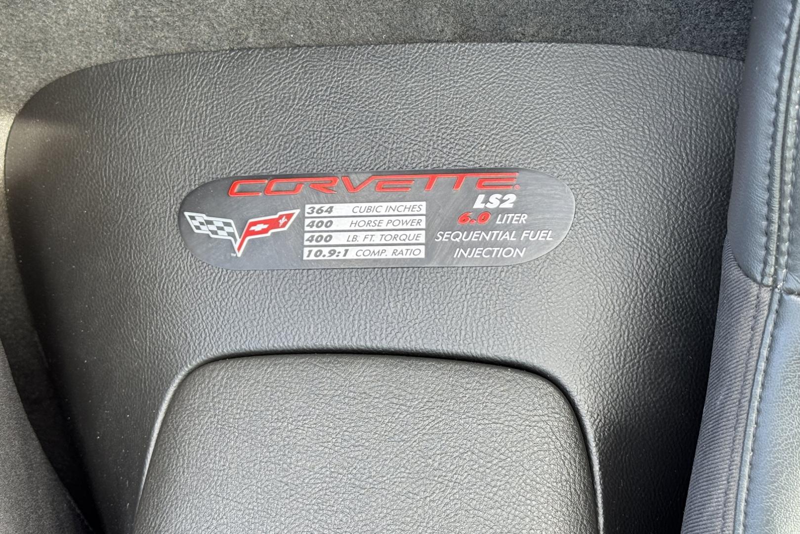 2007 Victory Red /Black Chevrolet Corvette 1LT Z51 (1G1YY25U075) with an V8 6.0 Liter engine, 6 Speed Manual transmission, located at 2304 W. Main St., Boise, ID, 83702, (208) 342-7777, 43.622105, -116.218658 - 6 Speed Manual Coupe! Low Mileage And Ready To Go! - Photo#4
