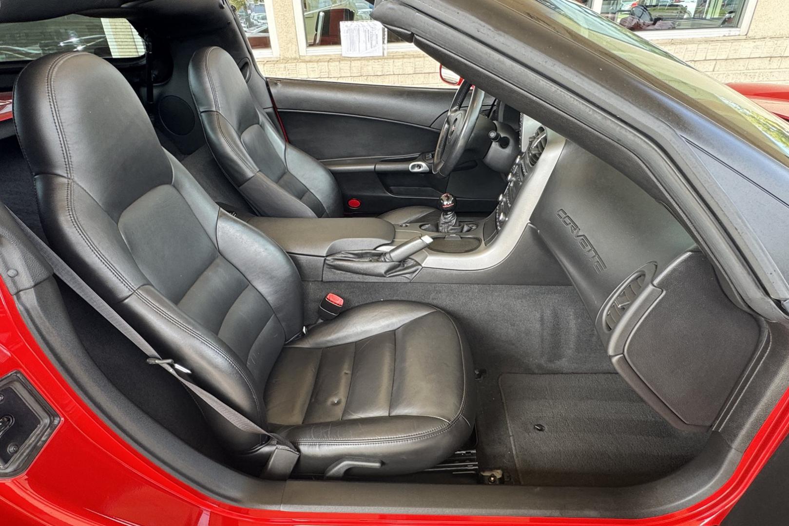2007 Victory Red /Black Chevrolet Corvette 1LT Z51 (1G1YY25U075) with an V8 6.0 Liter engine, 6 Speed Manual transmission, located at 2304 W. Main St., Boise, ID, 83702, (208) 342-7777, 43.622105, -116.218658 - 6 Speed Manual Coupe! Low Mileage And Ready To Go! - Photo#10