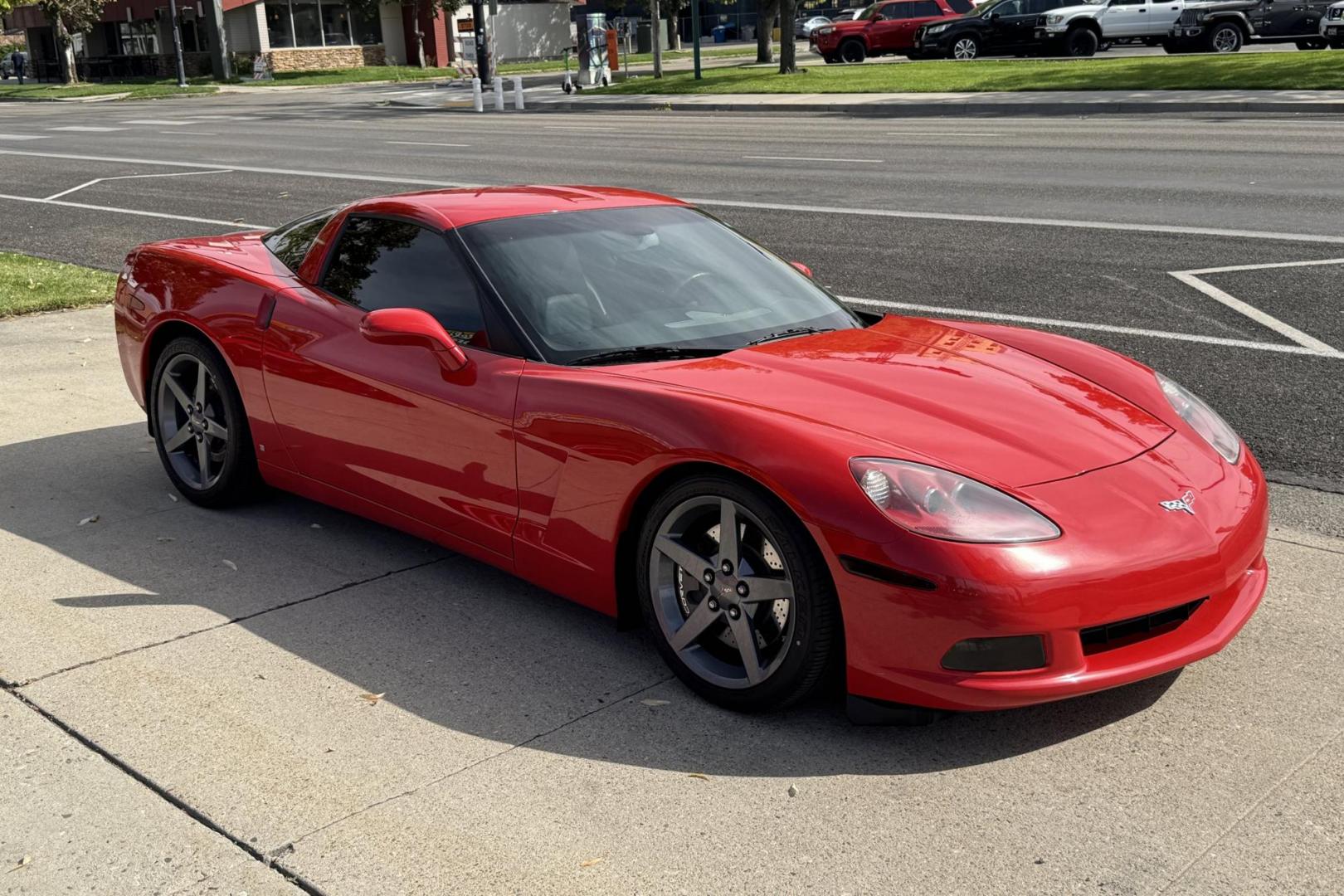 2007 Victory Red /Black Chevrolet Corvette 1LT Z51 (1G1YY25U075) with an V8 6.0 Liter engine, 6 Speed Manual transmission, located at 2304 W. Main St., Boise, ID, 83702, (208) 342-7777, 43.622105, -116.218658 - 6 Speed Manual Coupe! Low Mileage And Ready To Go! - Photo#18