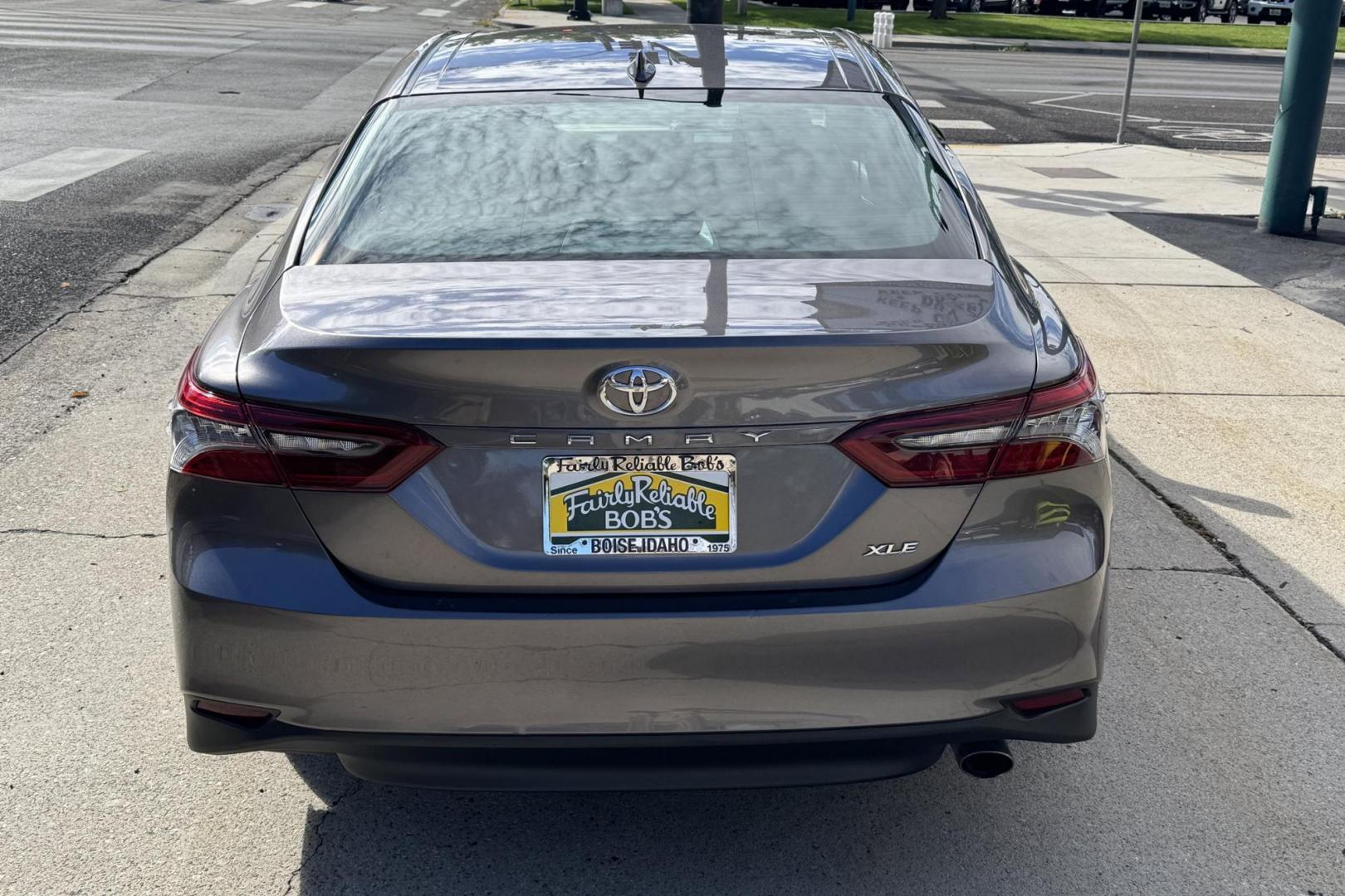 2024 Predawn Mica Gray /Black Toyota Camry XLE (4T1F11AK9RU) with an 4 Cyl 2.5 Liter engine, Automatic 8 Speed transmission, located at 2304 W. Main St., Boise, ID, 83702, (208) 342-7777, 43.622105, -116.218658 - Heated Seats! Heated Steering Wheel & Sunroof Too! - Photo#1