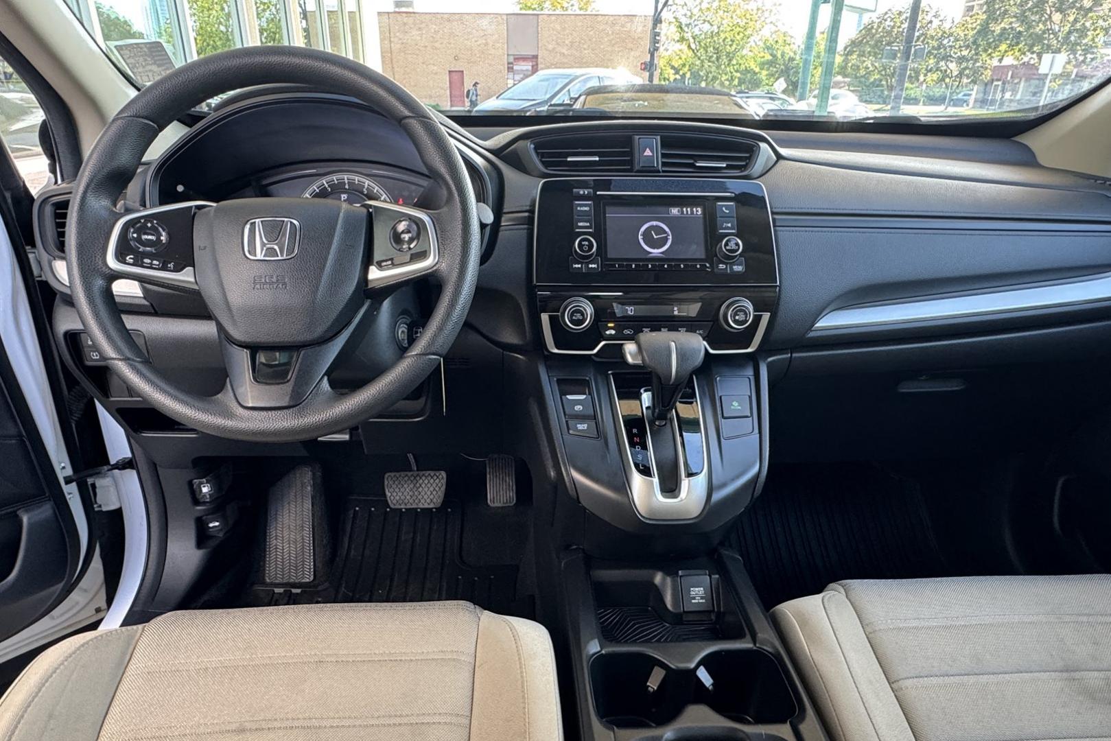 2019 Pearl White /Tan Honda CR-V LX (5J6RW6H30KL) with an 4 Cyl 2.4 Liter engine, Automatic transmission, located at 2304 W. Main St., Boise, ID, 83702, (208) 342-7777, 43.622105, -116.218658 - Great All Wheel Drive Option! - Photo#11