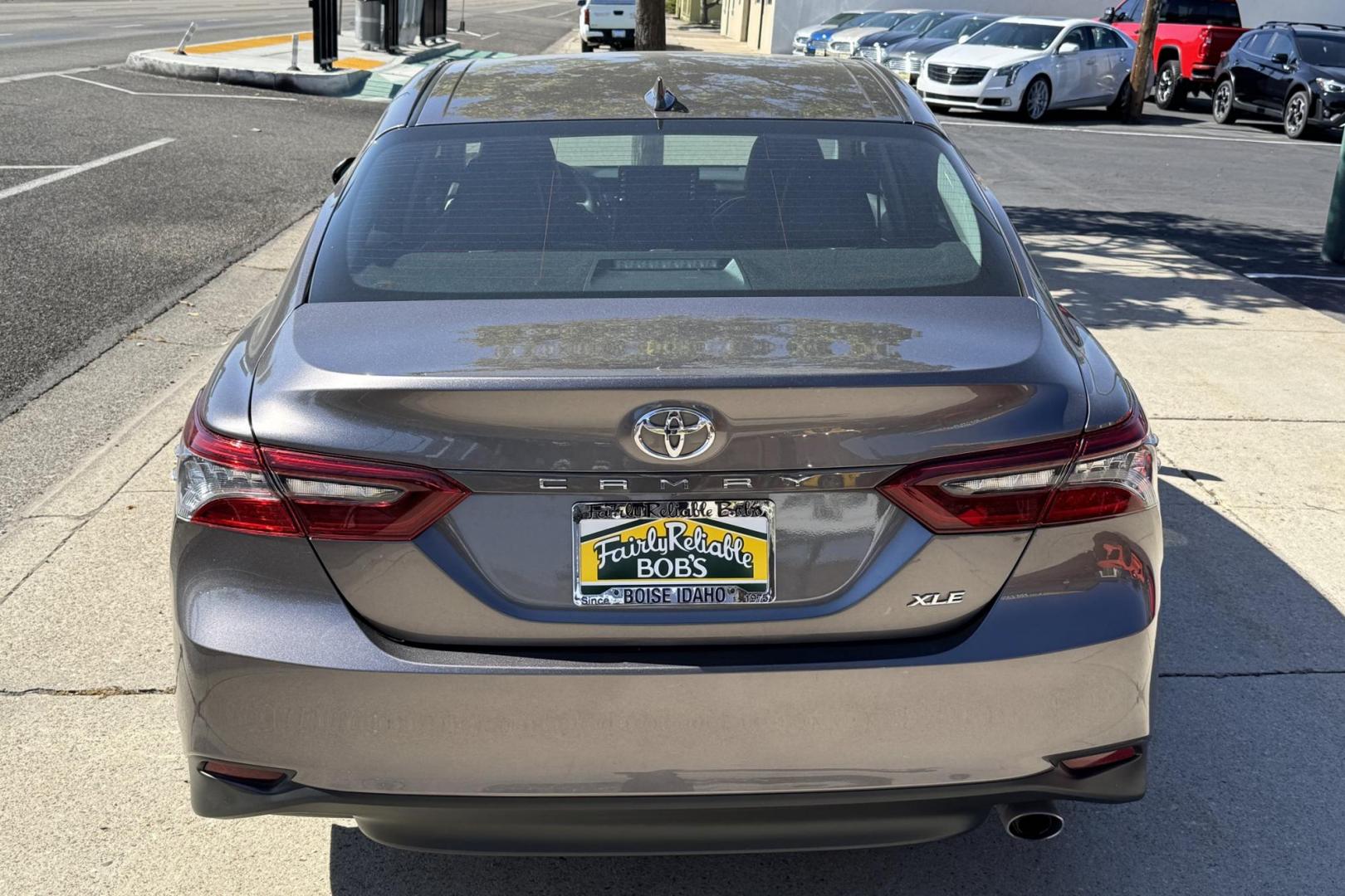 2024 Predawn Mica Gray /Black Toyota Camry XLE (4T1F11AK9RU) with an 4 Cyl 2.5 Liter engine, Automatic 8 Speed transmission, located at 2304 W. Main St., Boise, ID, 83702, (208) 342-7777, 43.622105, -116.218658 - Remaining Factory Warranty! Own The Legend! Great Cars! - Photo#1