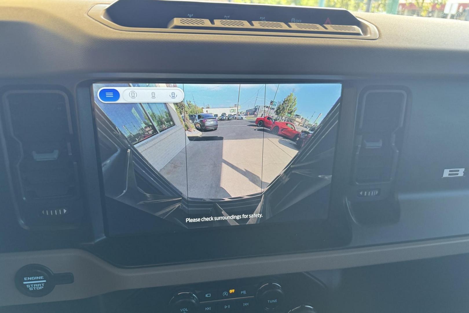2021 White /Black Ford Bronco Wildtrak (1FMDE5CP4ML) with an V6 2.7 Liter Twin Turbo engine, Automatic 10 Speed transmission, located at 2304 W. Main St., Boise, ID, 83702, (208) 342-7777, 43.622105, -116.218658 - Loaded With Safety Features! A Lot Of Extra Accessories! - Photo#6