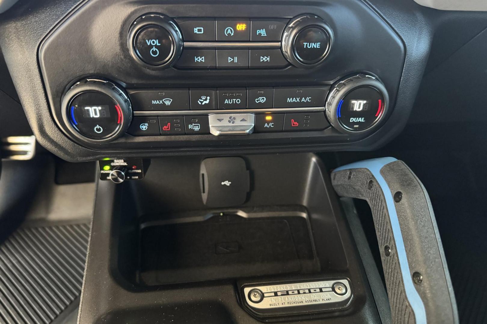 2021 White /Black Ford Bronco Wildtrak (1FMDE5CP4ML) with an V6 2.7 Liter Twin Turbo engine, Automatic 10 Speed transmission, located at 2304 W. Main St., Boise, ID, 83702, (208) 342-7777, 43.622105, -116.218658 - Loaded With Safety Features! A Lot Of Extra Accessories! - Photo#11