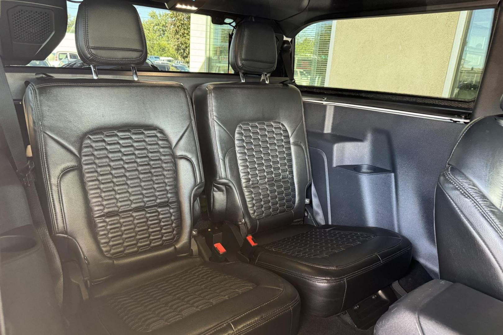 2021 White /Black Ford Bronco Wildtrak (1FMDE5CP4ML) with an V6 2.7 Liter Twin Turbo engine, Automatic 10 Speed transmission, located at 2304 W. Main St., Boise, ID, 83702, (208) 342-7777, 43.622105, -116.218658 - Loaded With Safety Features! A Lot Of Extra Accessories! - Photo#17