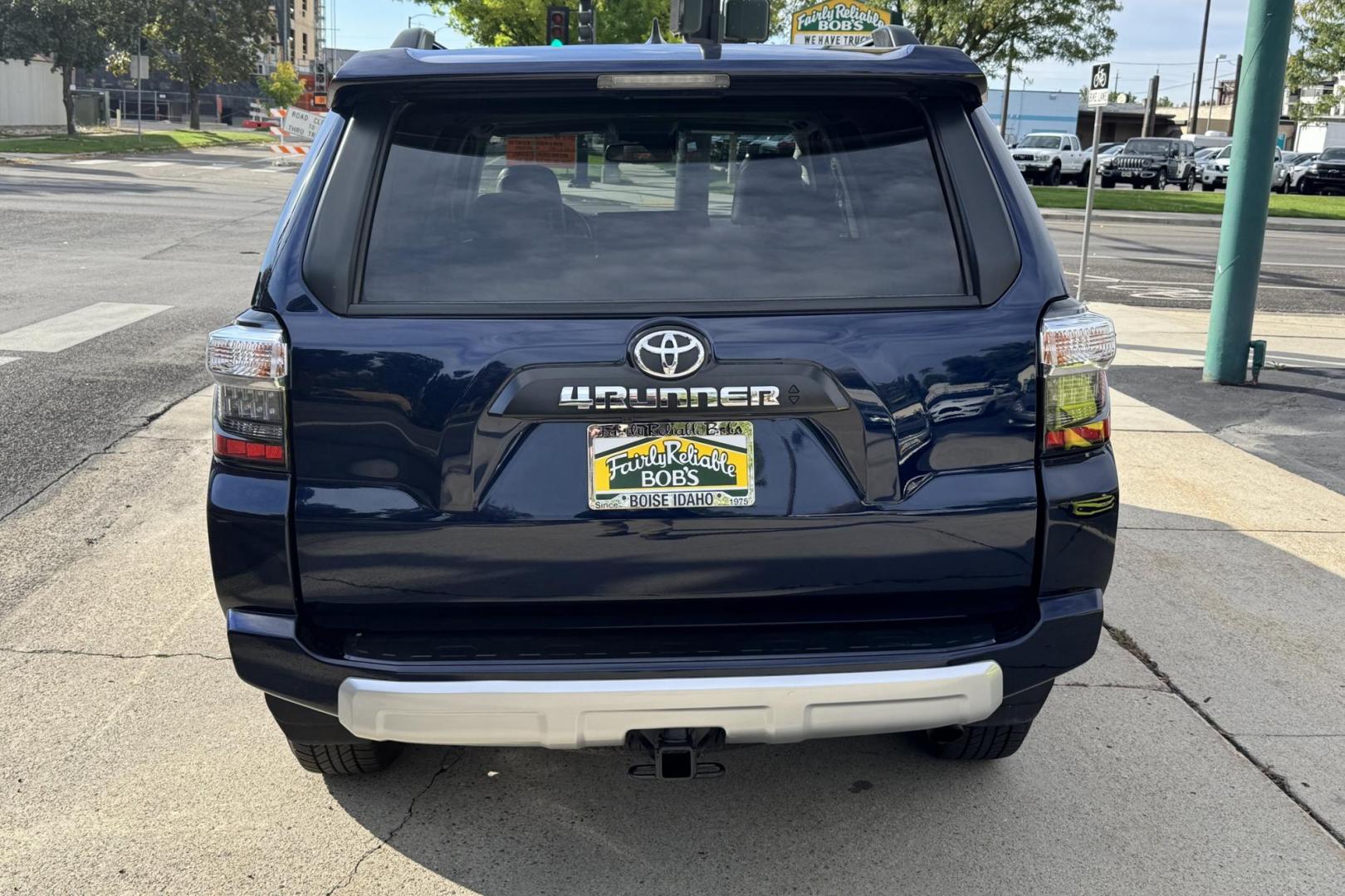2023 Nautical Blue Metallic /Black Toyota 4Runner TRD Off Road Premium (JTERU5JR9P6) with an V6 4.0 Liter engine, Automatic 5 Speed transmission, located at 2304 W. Main St., Boise, ID, 83702, (208) 342-7777, 43.622105, -116.218658 - Remaining Factory Warranty! Highly Capable Off Road Toyota! - Photo#2