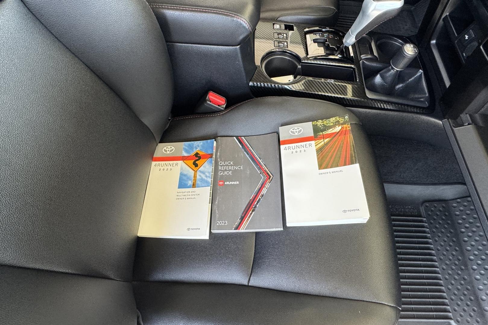 2023 Nautical Blue Metallic /Black Toyota 4Runner TRD Off Road Premium (JTERU5JR9P6) with an V6 4.0 Liter engine, Automatic 5 Speed transmission, located at 2304 W. Main St., Boise, ID, 83702, (208) 342-7777, 43.622105, -116.218658 - Remaining Factory Warranty! Highly Capable Off Road Toyota! - Photo#21