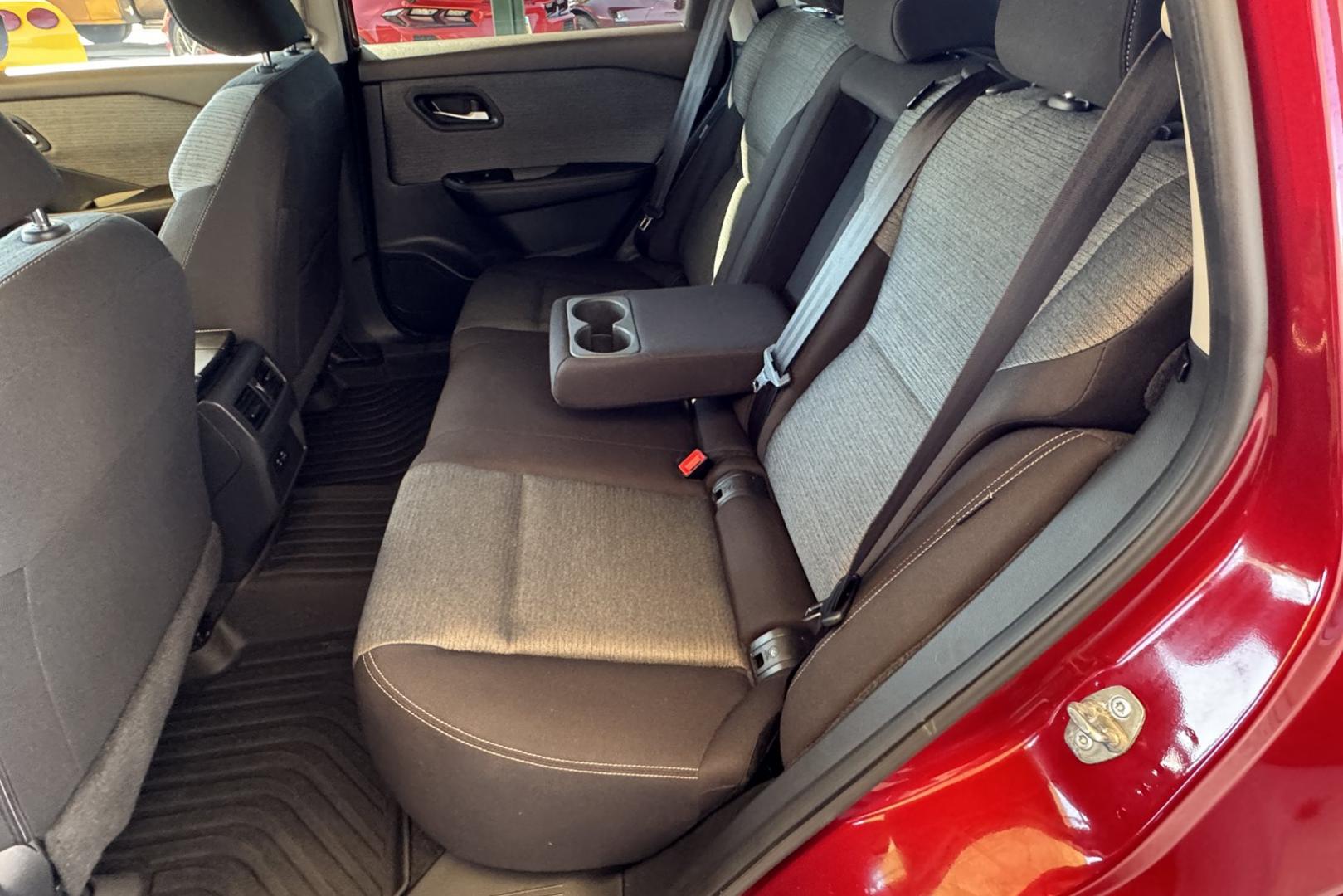2023 Scarlet Ember /Black Nissan Rogue SV (5N1BT3BB5PC) with an 3 Cyl 1.5 Liter Turbo engine, Automatic transmission, located at 2304 W. Main St., Boise, ID, 83702, (208) 342-7777, 43.622105, -116.218658 - Great Fuel Economy & All Wheel Drive! - Photo#7