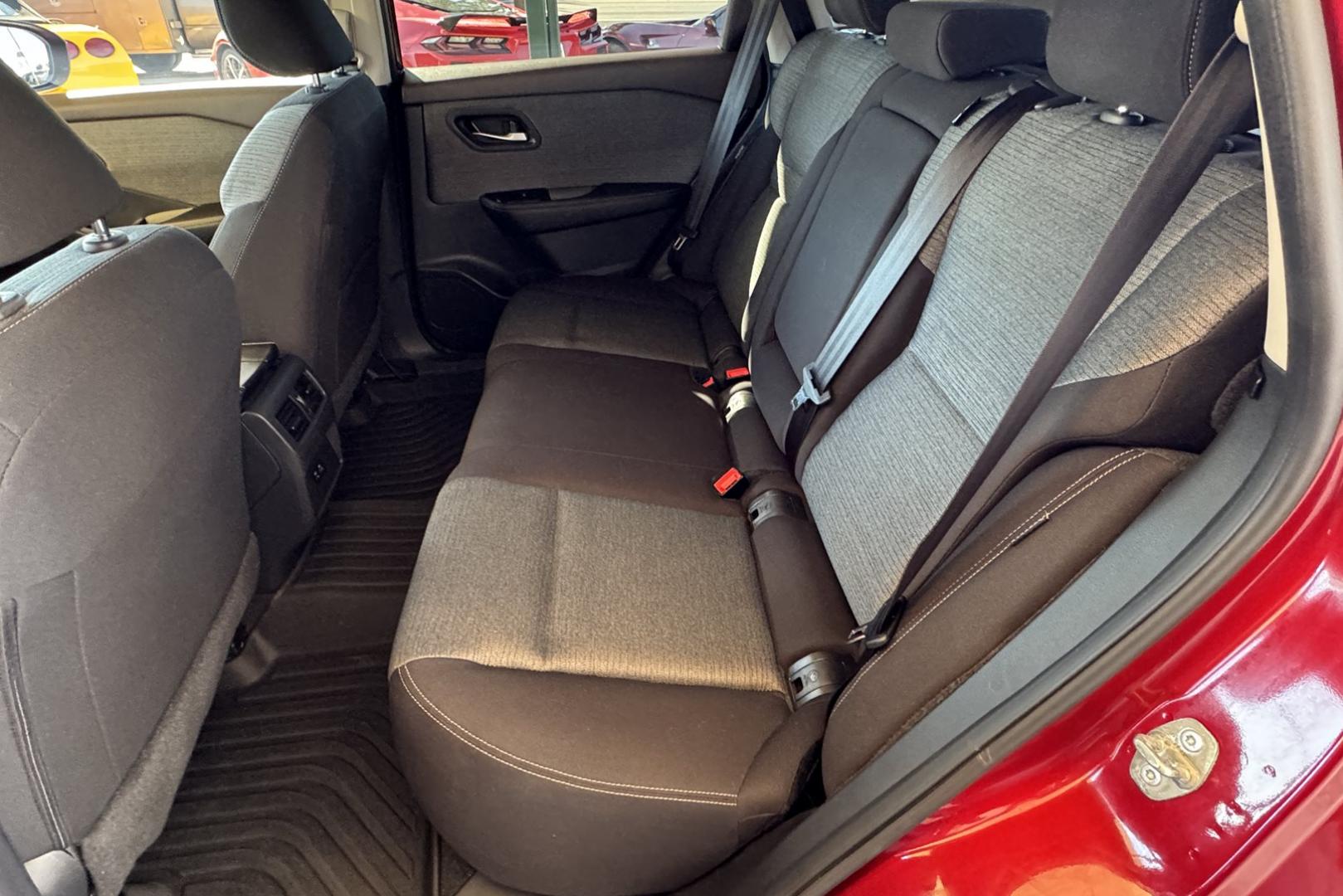 2023 Scarlet Ember /Black Nissan Rogue SV (5N1BT3BB5PC) with an 3 Cyl 1.5 Liter Turbo engine, Automatic transmission, located at 2304 W. Main St., Boise, ID, 83702, (208) 342-7777, 43.622105, -116.218658 - Great Fuel Economy & All Wheel Drive! - Photo#8