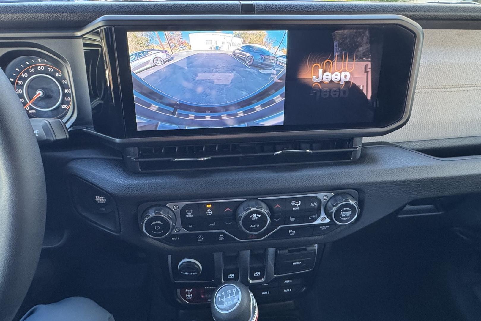 2024 White /Black Jeep Wrangler Willys (1C4PJXAG0RW) with an V6 3.6 Liter engine, 6 Speed Manual transmission, located at 2304 W. Main St., Boise, ID, 83702, (208) 342-7777, 43.622105, -116.218658 - Remaining Factory Warranty! New Tires! Manual 6 Speed Transmission! - Photo#4