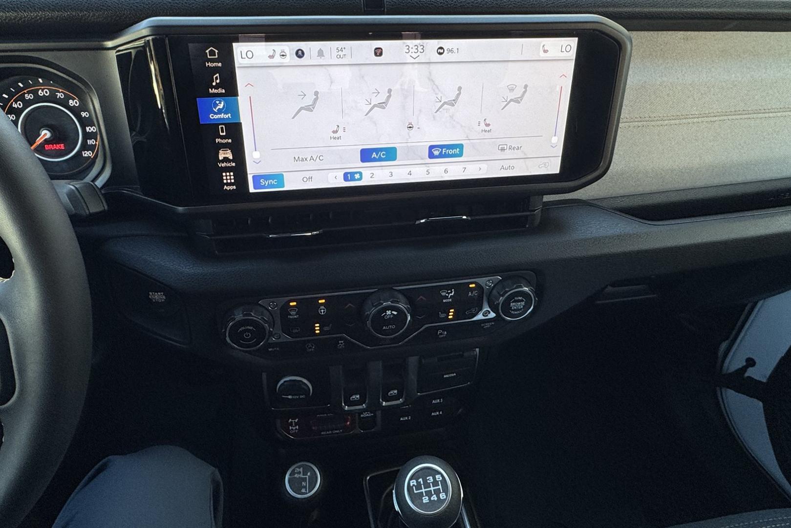 2024 White /Black Jeep Wrangler Willys (1C4PJXAG0RW) with an V6 3.6 Liter engine, 6 Speed Manual transmission, located at 2304 W. Main St., Boise, ID, 83702, (208) 342-7777, 43.622105, -116.218658 - Remaining Factory Warranty! New Tires! Manual 6 Speed Transmission! - Photo#6