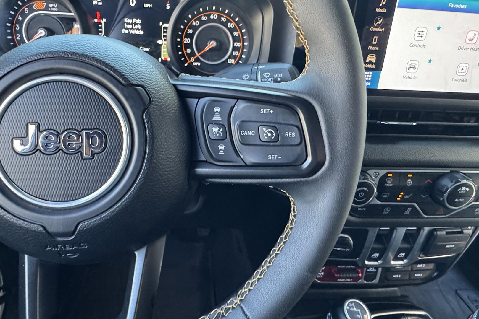 2024 White /Black Jeep Wrangler Willys (1C4PJXAG0RW) with an V6 3.6 Liter engine, 6 Speed Manual transmission, located at 2304 W. Main St., Boise, ID, 83702, (208) 342-7777, 43.622105, -116.218658 - Remaining Factory Warranty! New Tires! Manual 6 Speed Transmission! - Photo#18