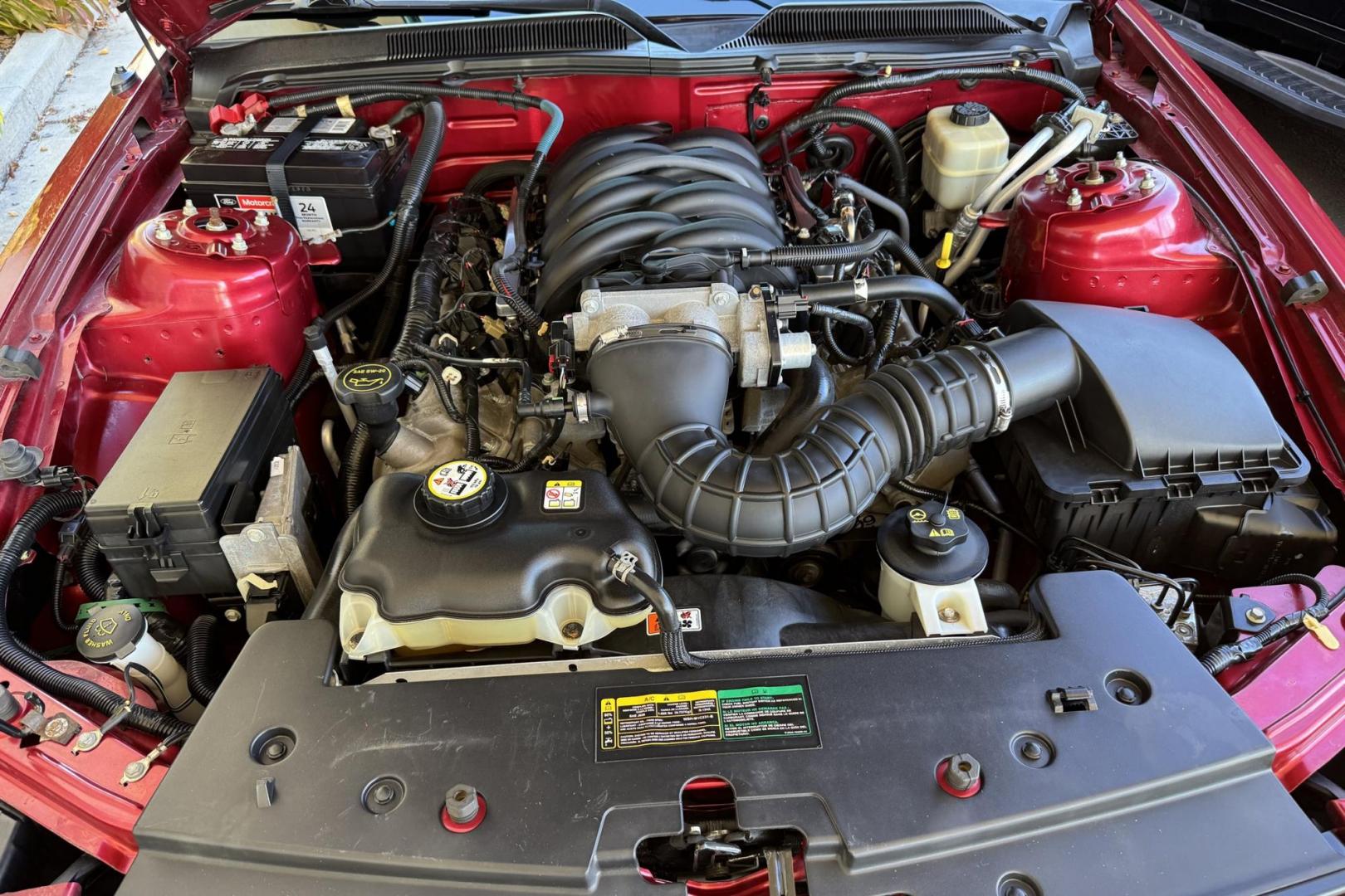 2007 Maroon /Redfire Clearcoat Ford Mustang GT Premium (1ZVHT85H375) with an V8 4.6 Liter engine, 5 Speed transmission, located at 2304 W. Main St., Boise, ID, 83702, (208) 342-7777, 43.622105, -116.218658 - Low Mileage Mustang GT Premium Convertible! Must See! - Photo#10